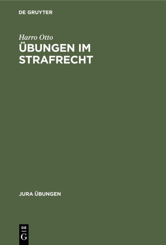 Vorderes Coverbild Übungen im Strafrecht