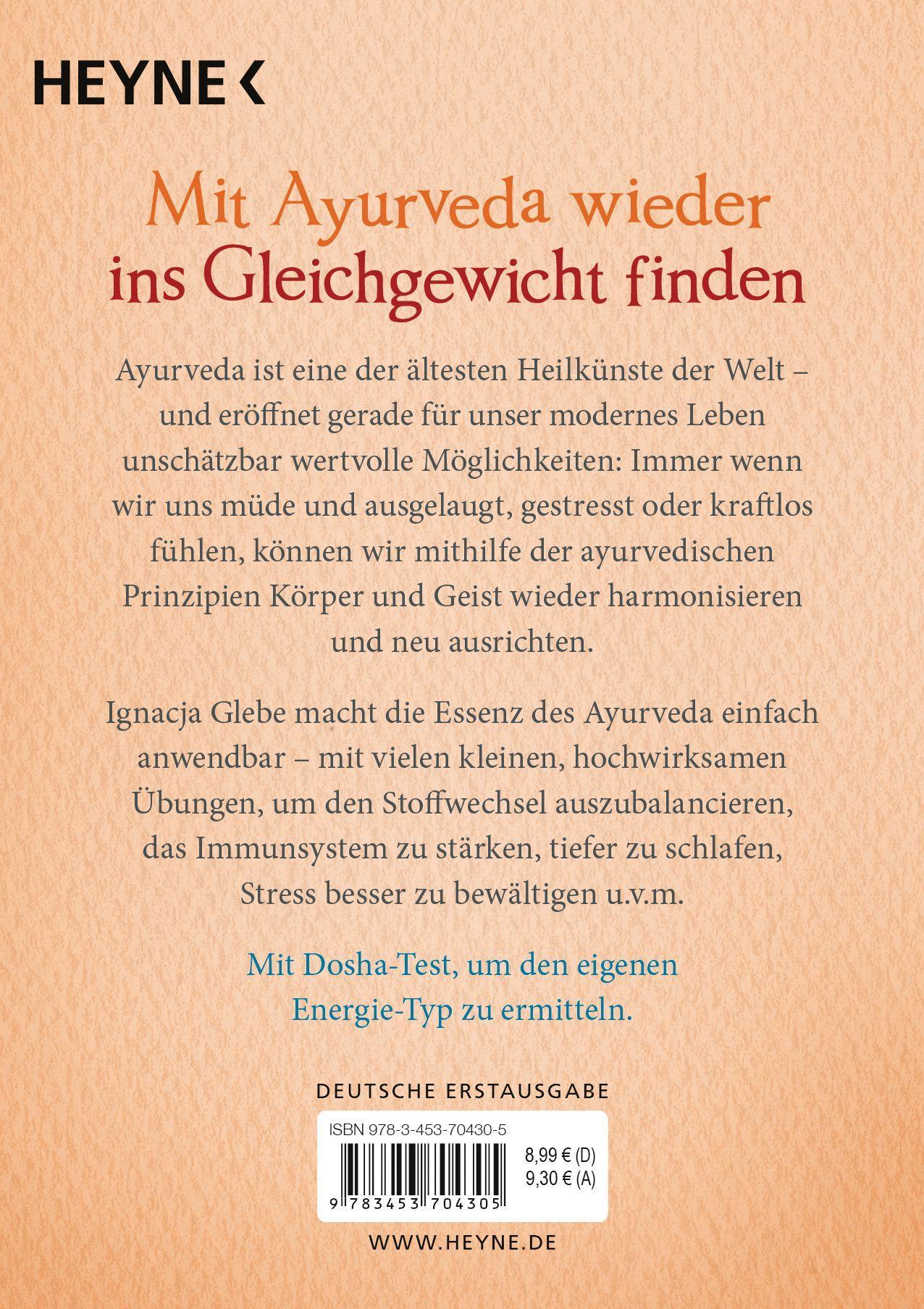 Beispielinhalt (Bild) Das kleine Buch vom Ayurveda