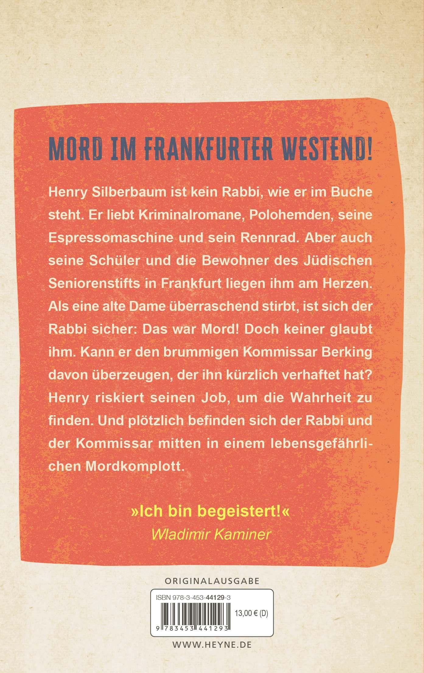 Beispielinhalt (Bild) Der Rabbi und der Kommissar: Du sollst nicht morden