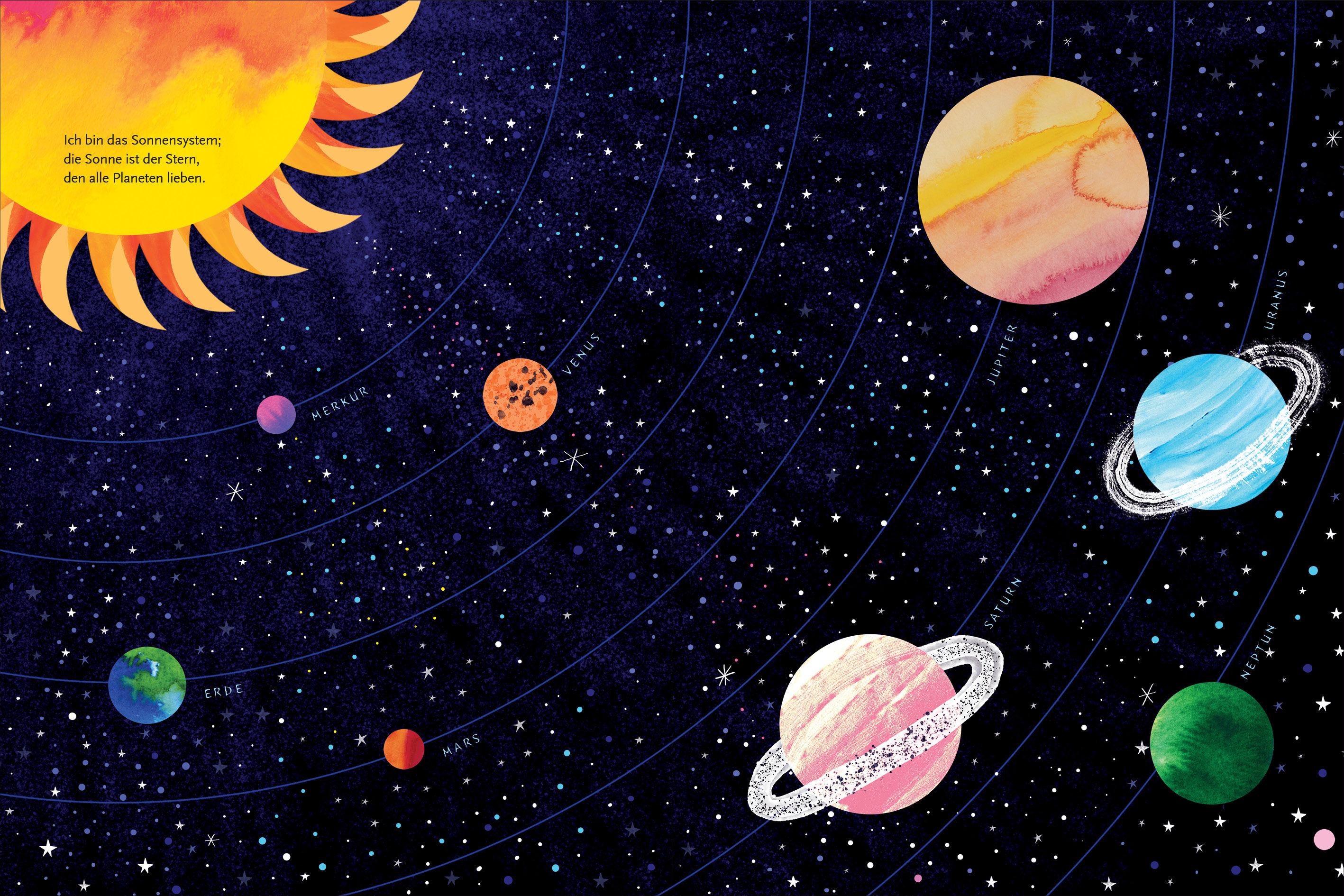 Beispielinhalt (Bild) Das Universum und ich