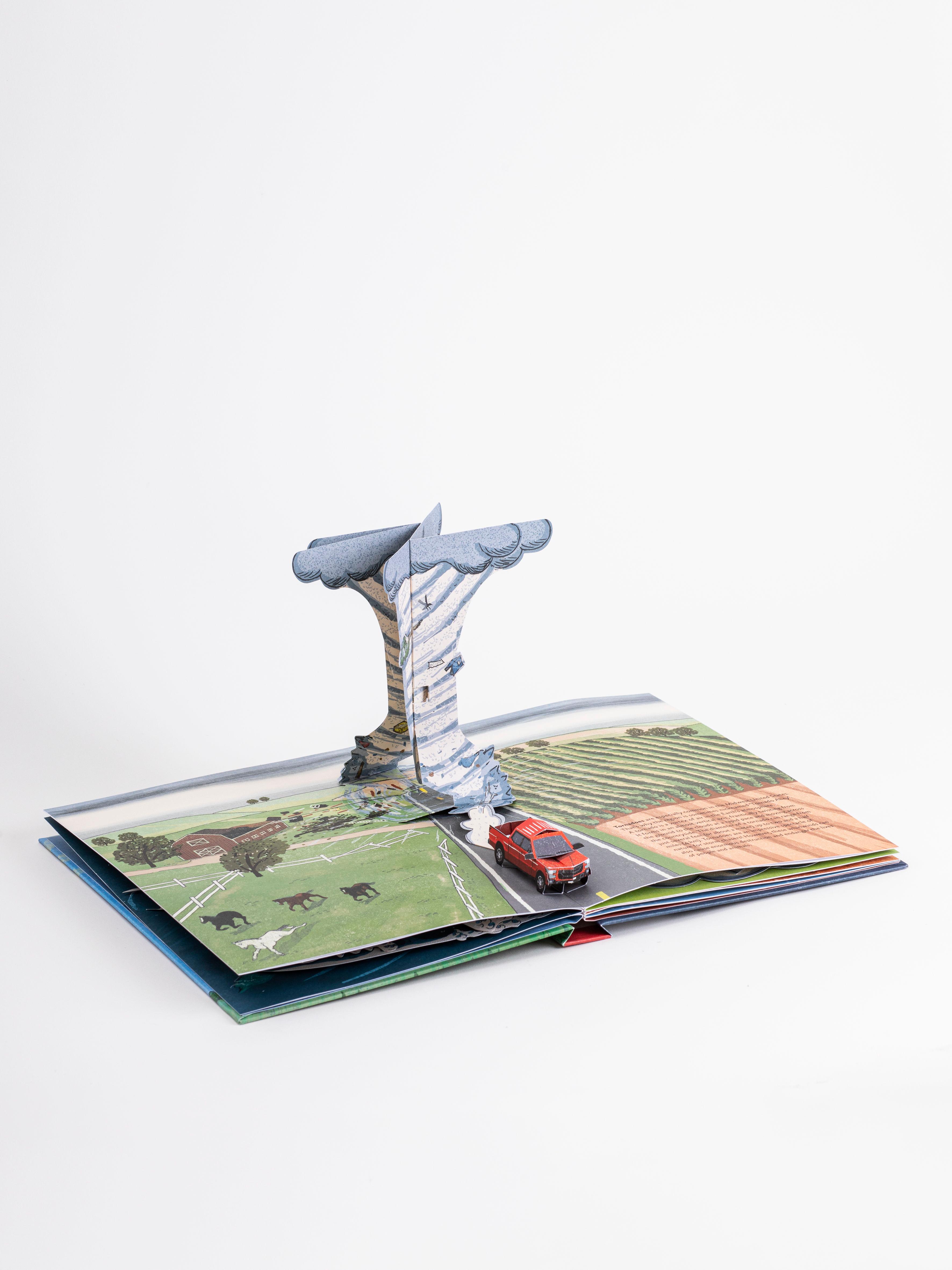 Beispielinhalt (Bild) Das Wetter. Pop-up-Buch