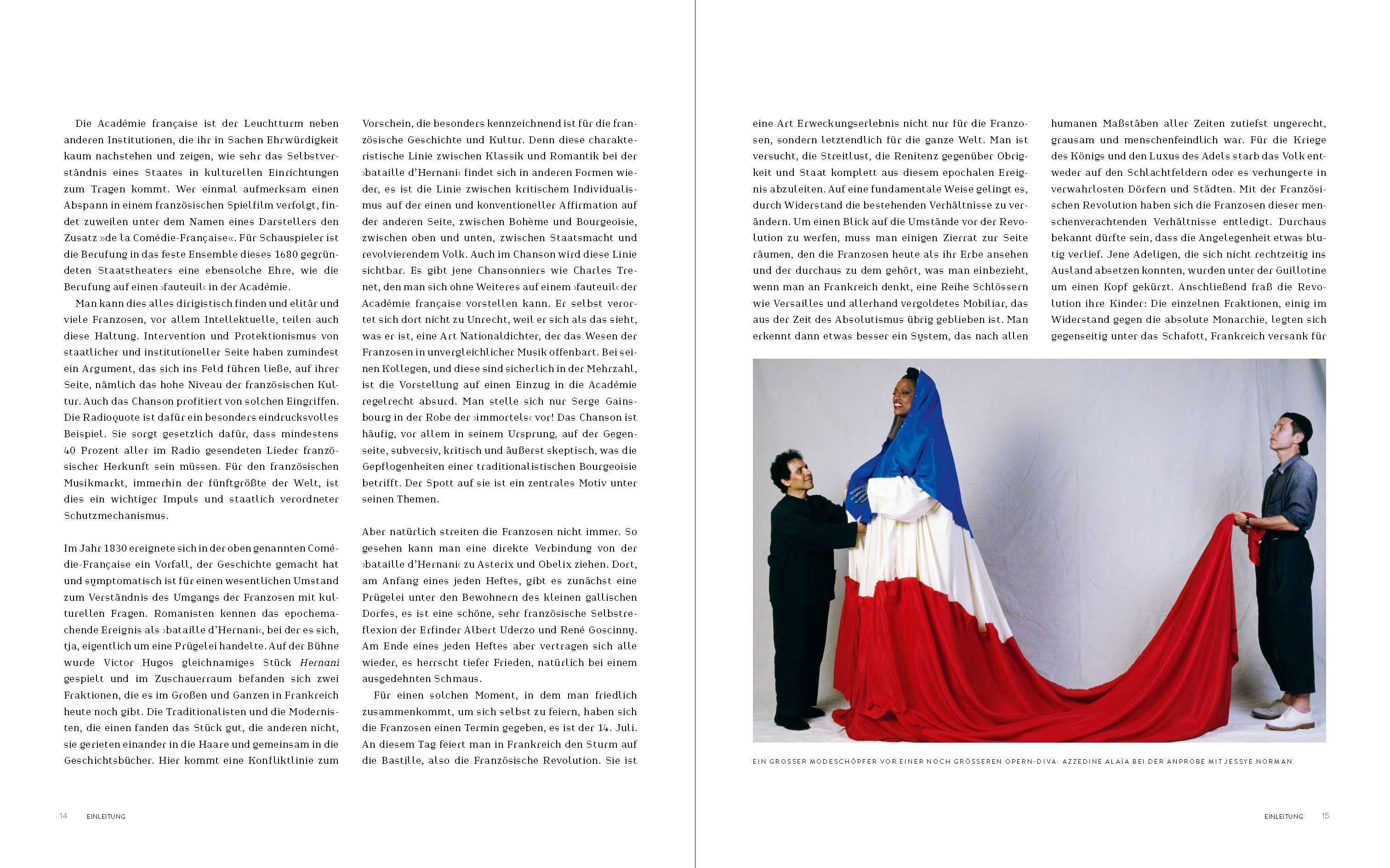 Beispielinhalt (Bild) Chanson