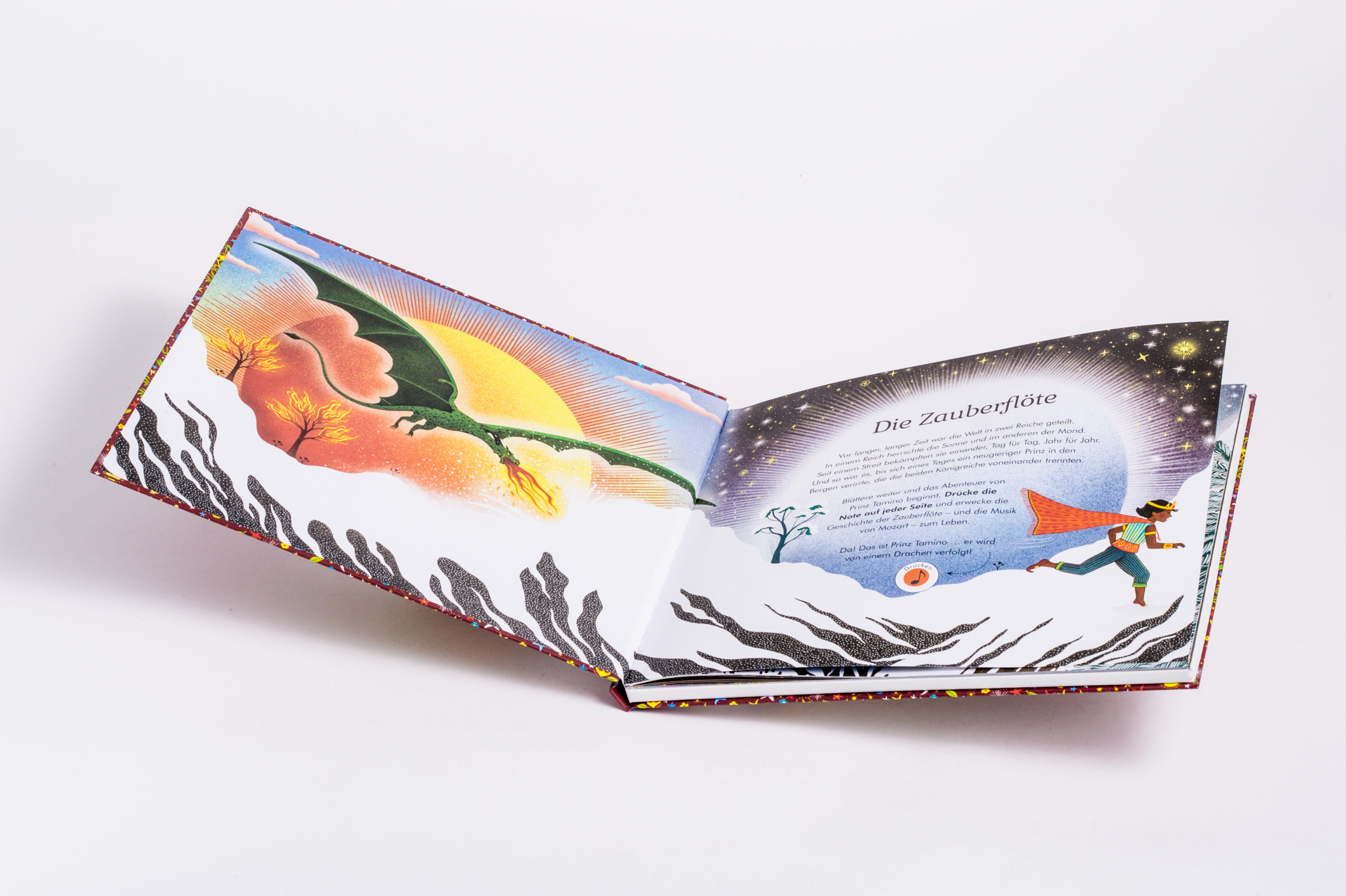 Beispielinhalt (Bild) Wolfgang Amadeus Mozart. Die Zauberflöte