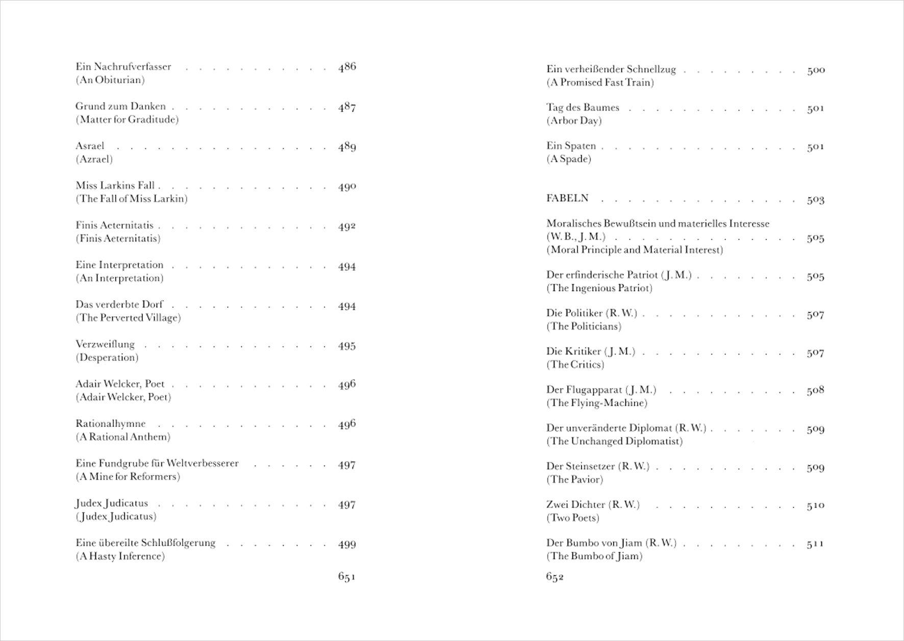 Beispielinhalt (Bild) Ambrose Bierce, Gesammelte Werke