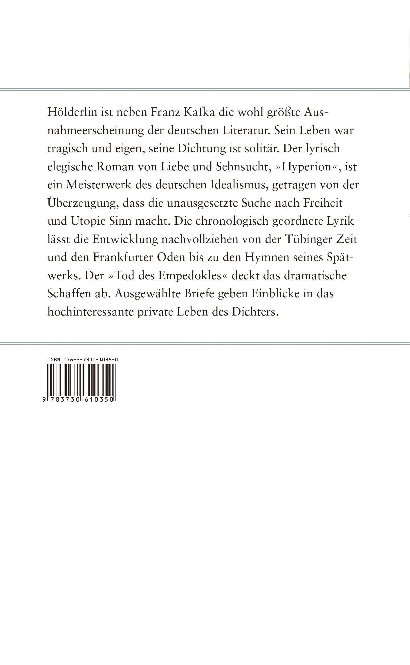 Beispielinhalt (Bild) Hyperion und andere Werke