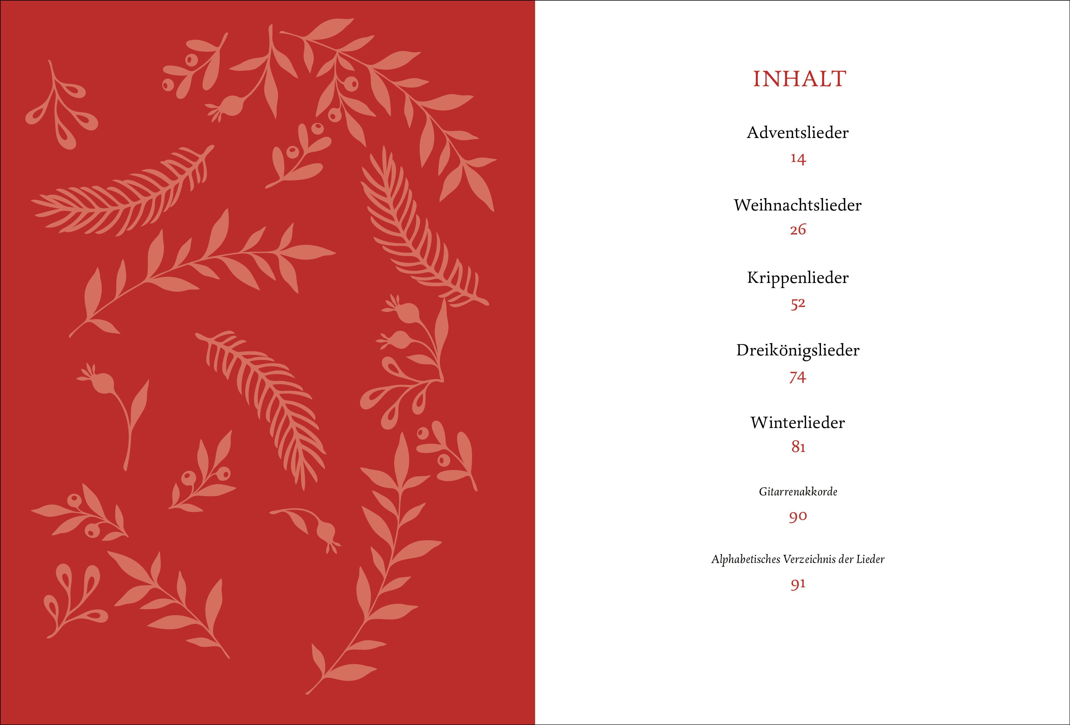 Beispielinhalt (Bild) Die schönsten Weihnachtslieder für die ganze Familie