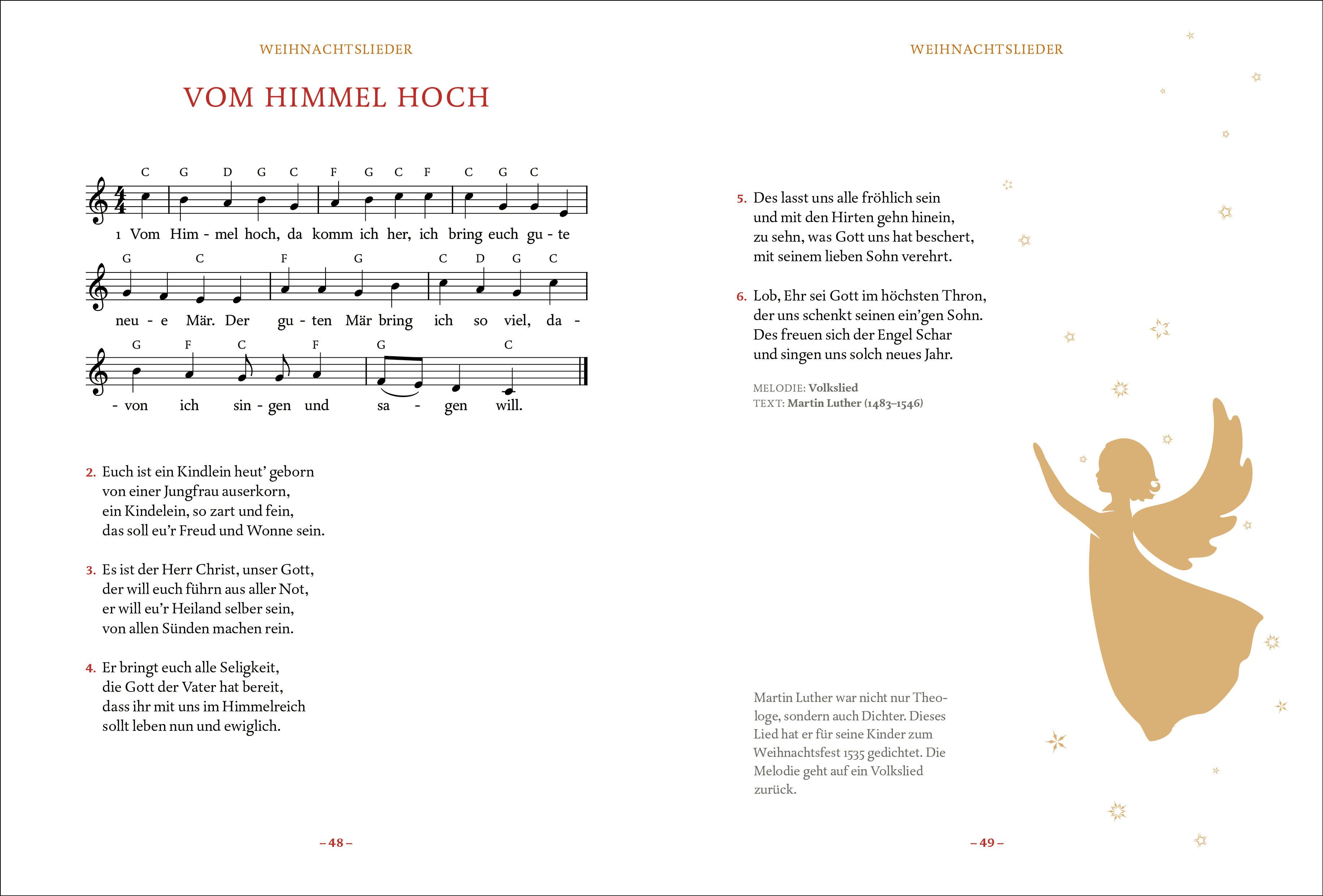 Beispielinhalt (Bild) Die schönsten Weihnachtslieder für die ganze Familie