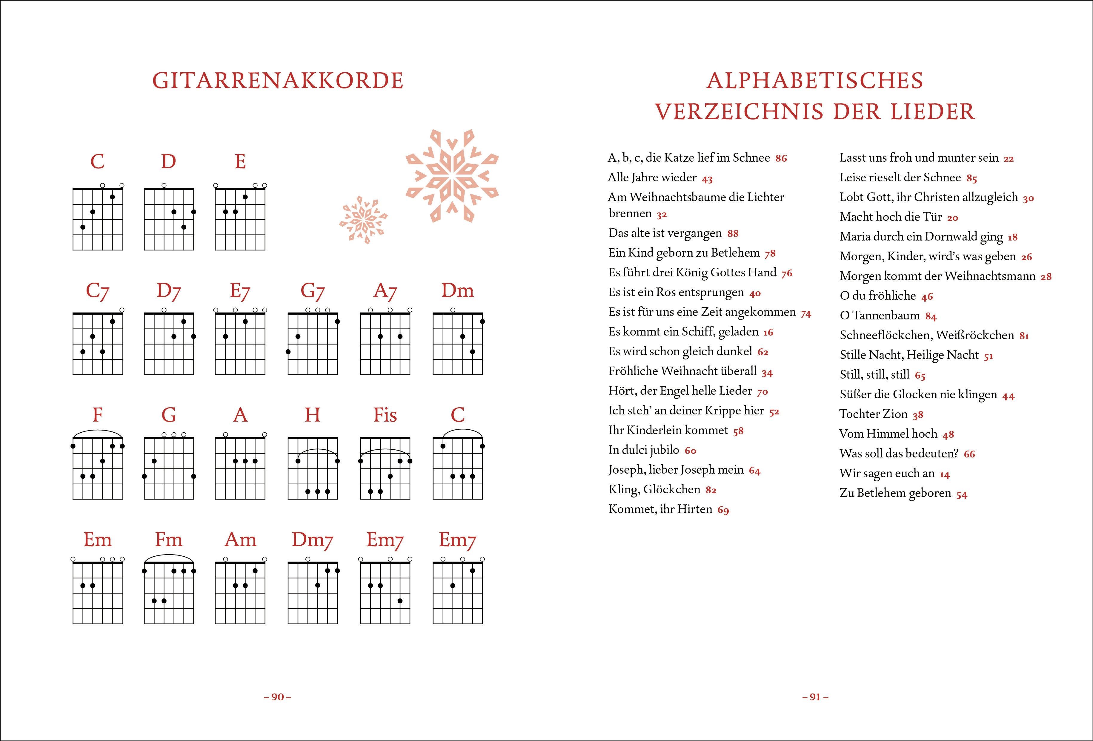 Beispielinhalt (Bild) Die schönsten Weihnachtslieder für die ganze Familie