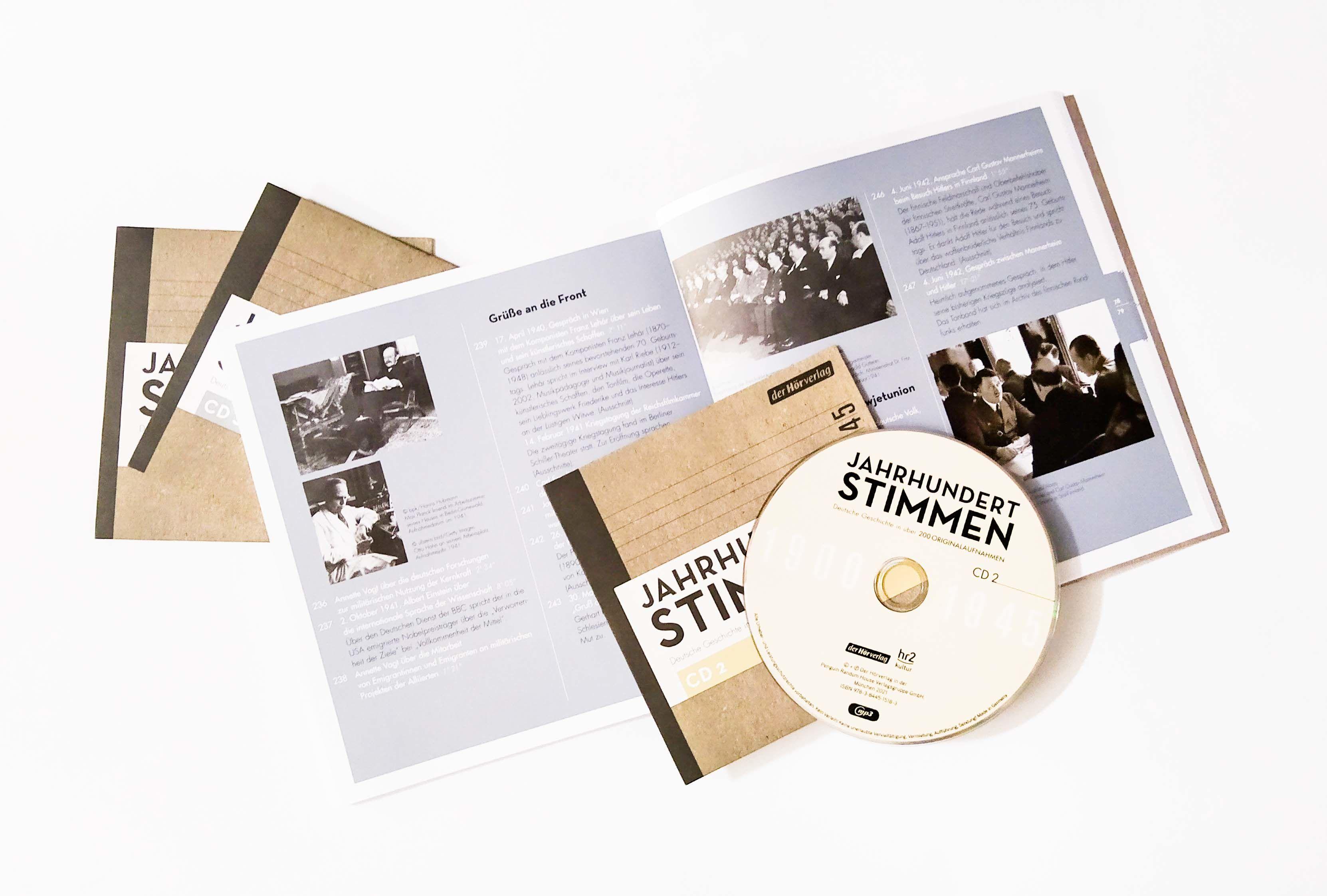 Beispielinhalt (Bild) Jahrhundertstimmen 1900-1945 - Deutsche Geschichte in über 200 Originalaufnahmen