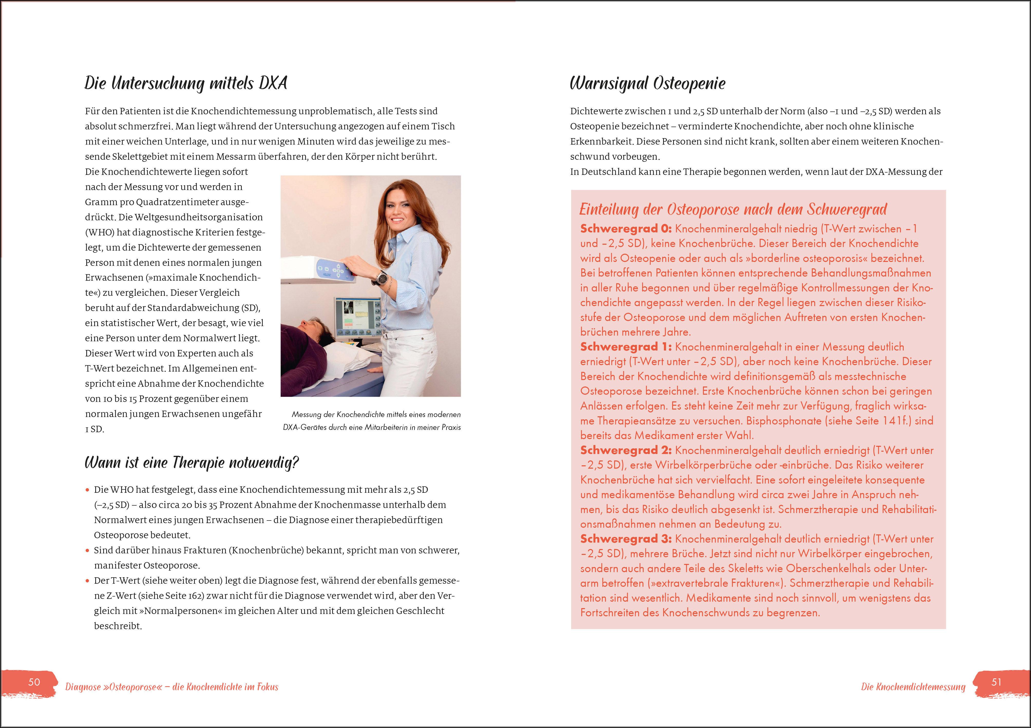 Beispielinhalt (Bild) Power für die Knochen  - Osteoporose vorbeugen, diagnostizieren, behandeln - Übungsteil von Johanna Fellner