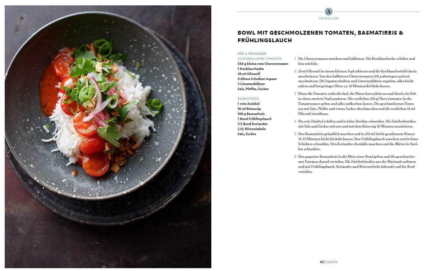 Beispielinhalt (Bild) Zuhause kochen und genießen