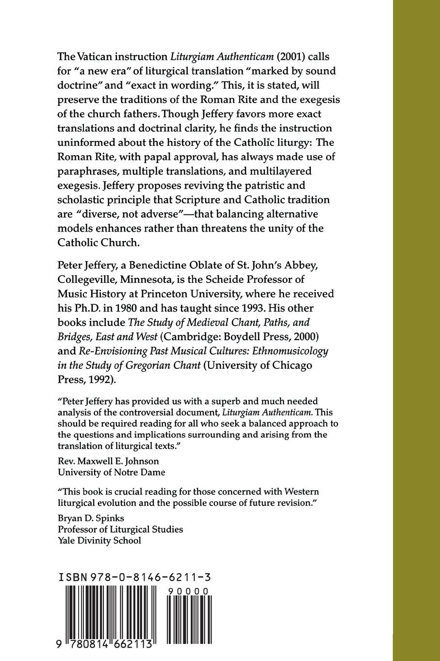 Rückseitencover Translating Tradition