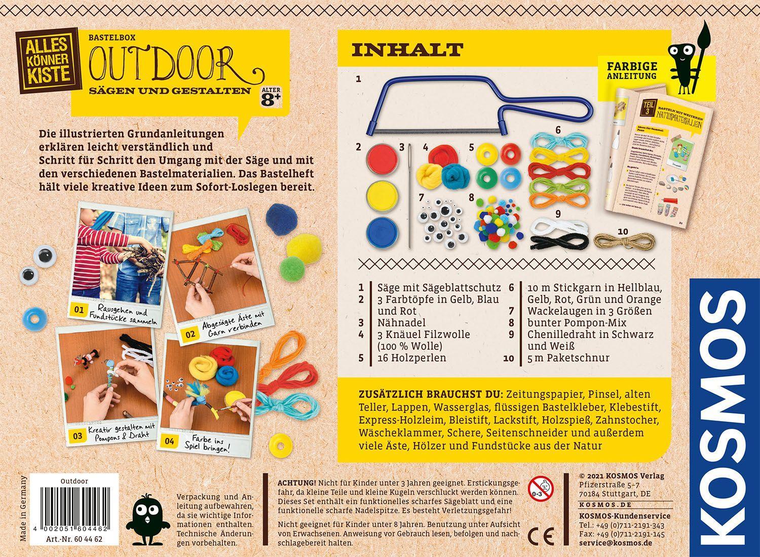 Beispielinhalt (Bild) Outdoor Sägen und Gestalten