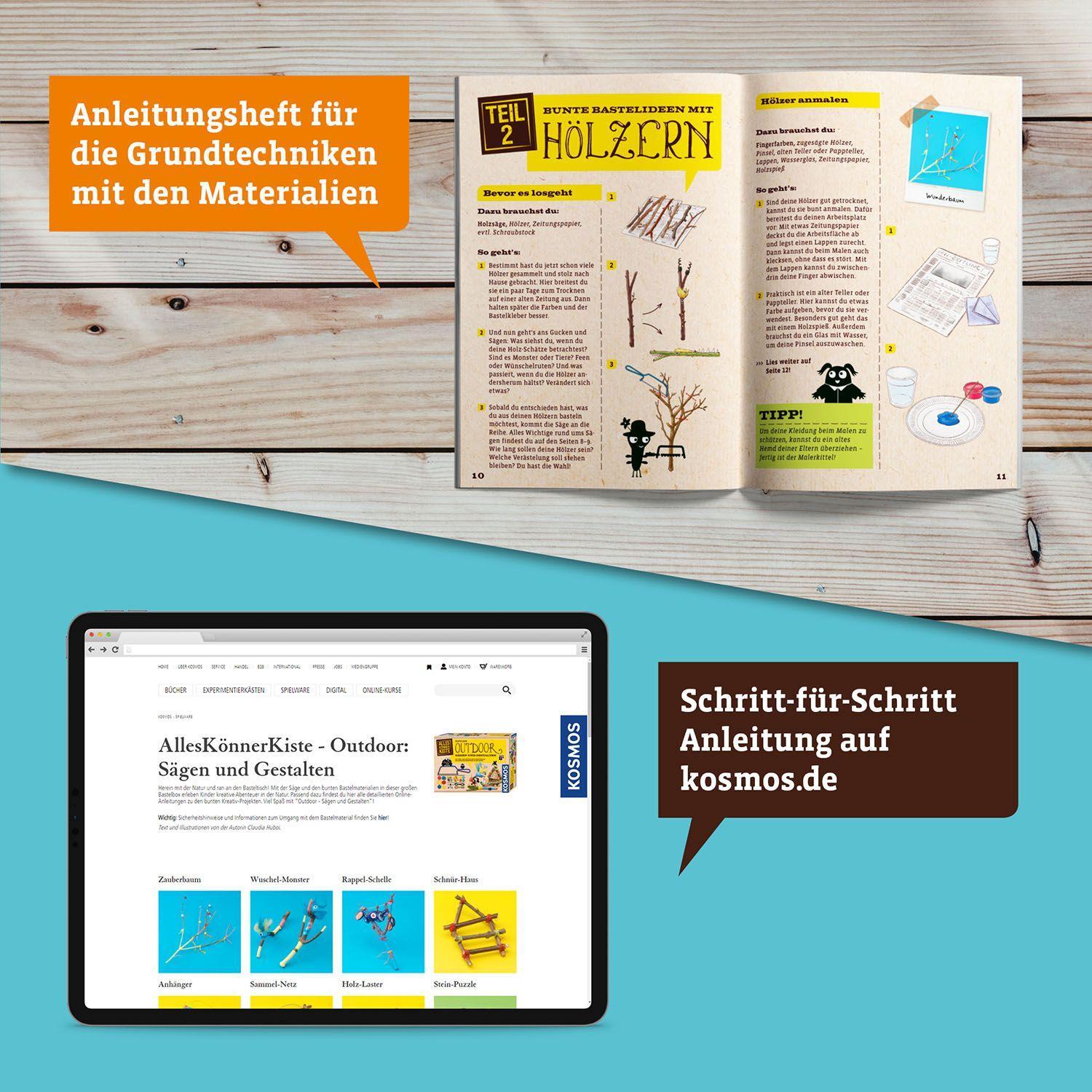 Beispielinhalt (Bild) Outdoor Sägen und Gestalten