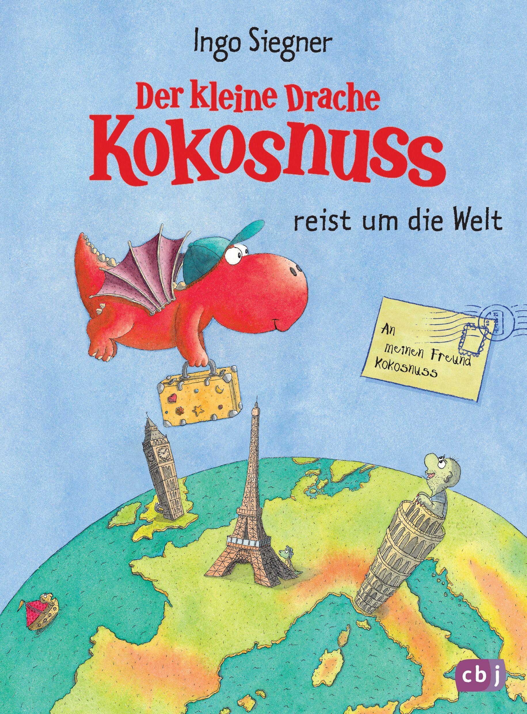 Vorderes Coverbild Der kleine Drache Kokosnuss reist um die Welt