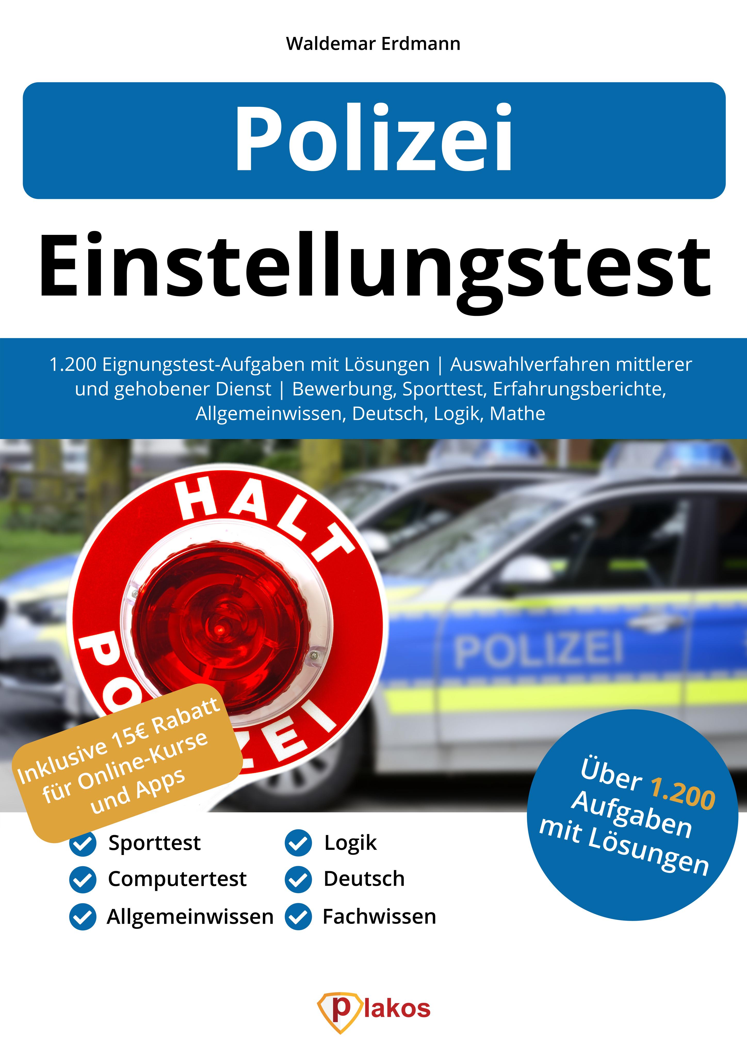 Vorderes Coverbild Einstellungstest Polizei