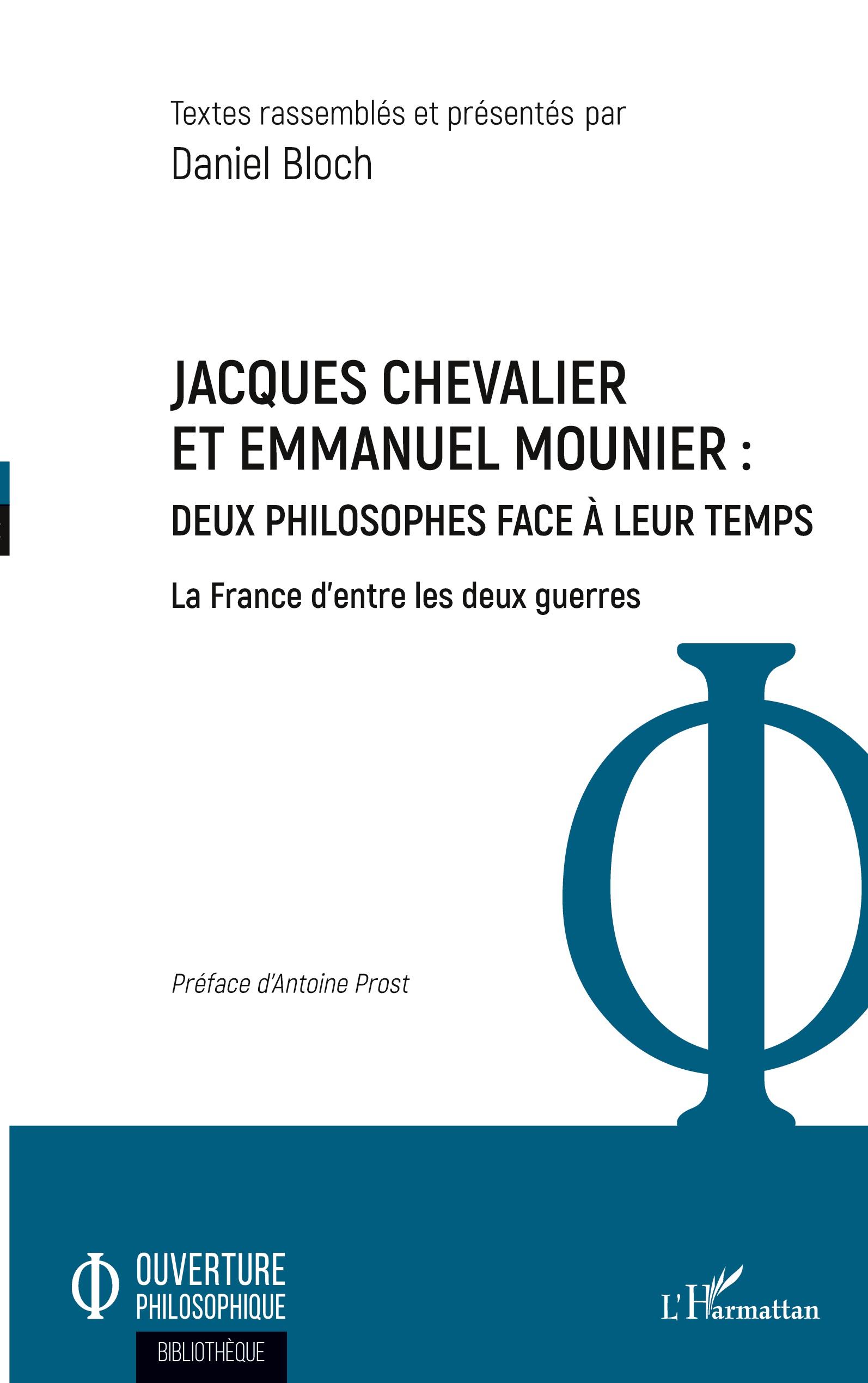 Vorderes Coverbild Jacques Chevalier et Emmanuel Mounier