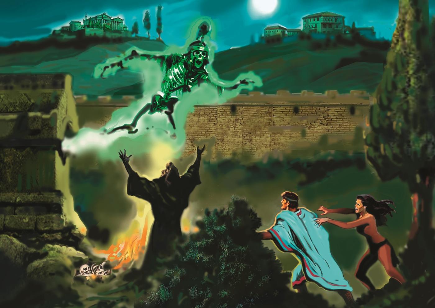 Beispielinhalt (Bild) Geister, Hexen, Menschenfresser