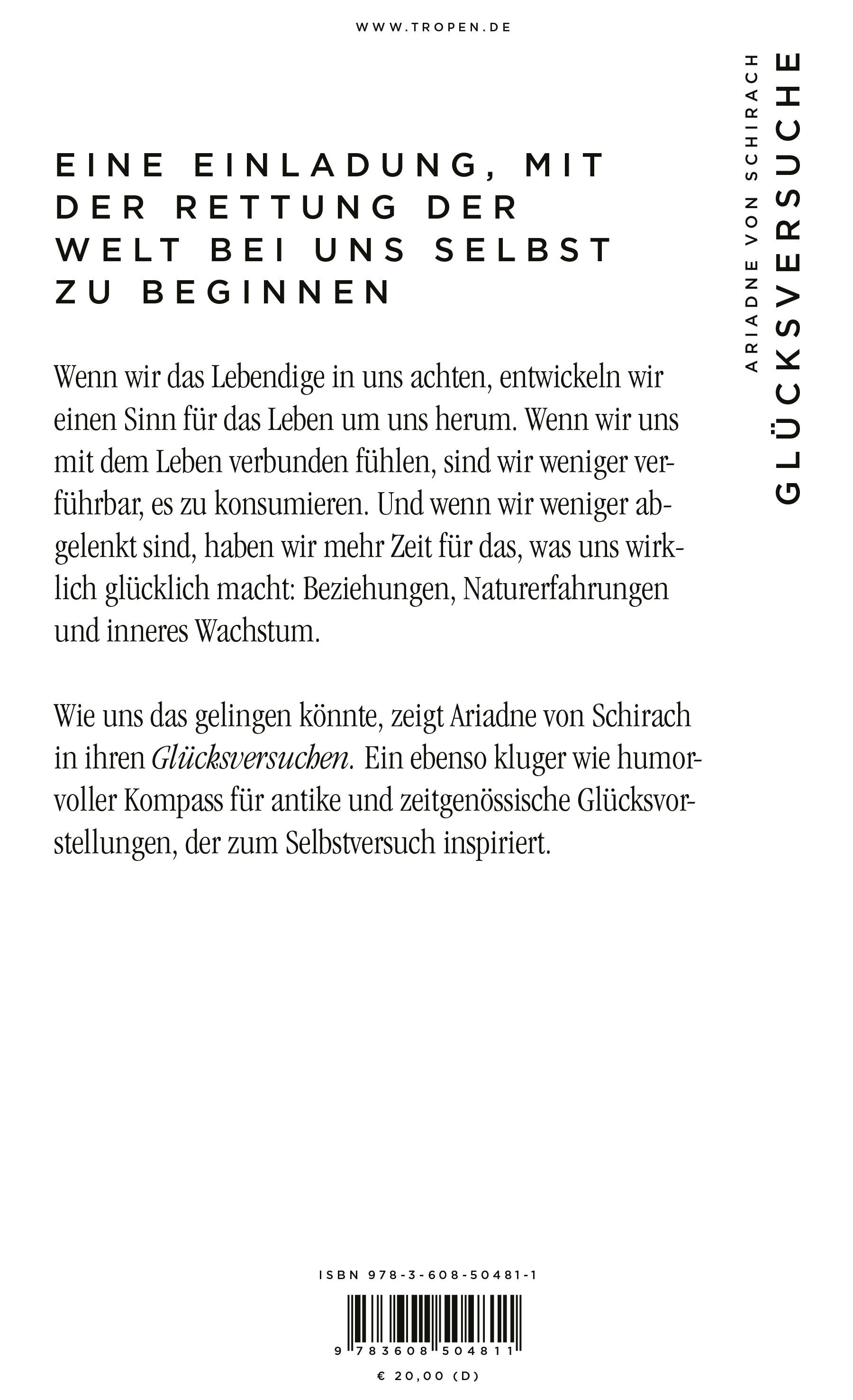 Rückseitencover Glücksversuche
