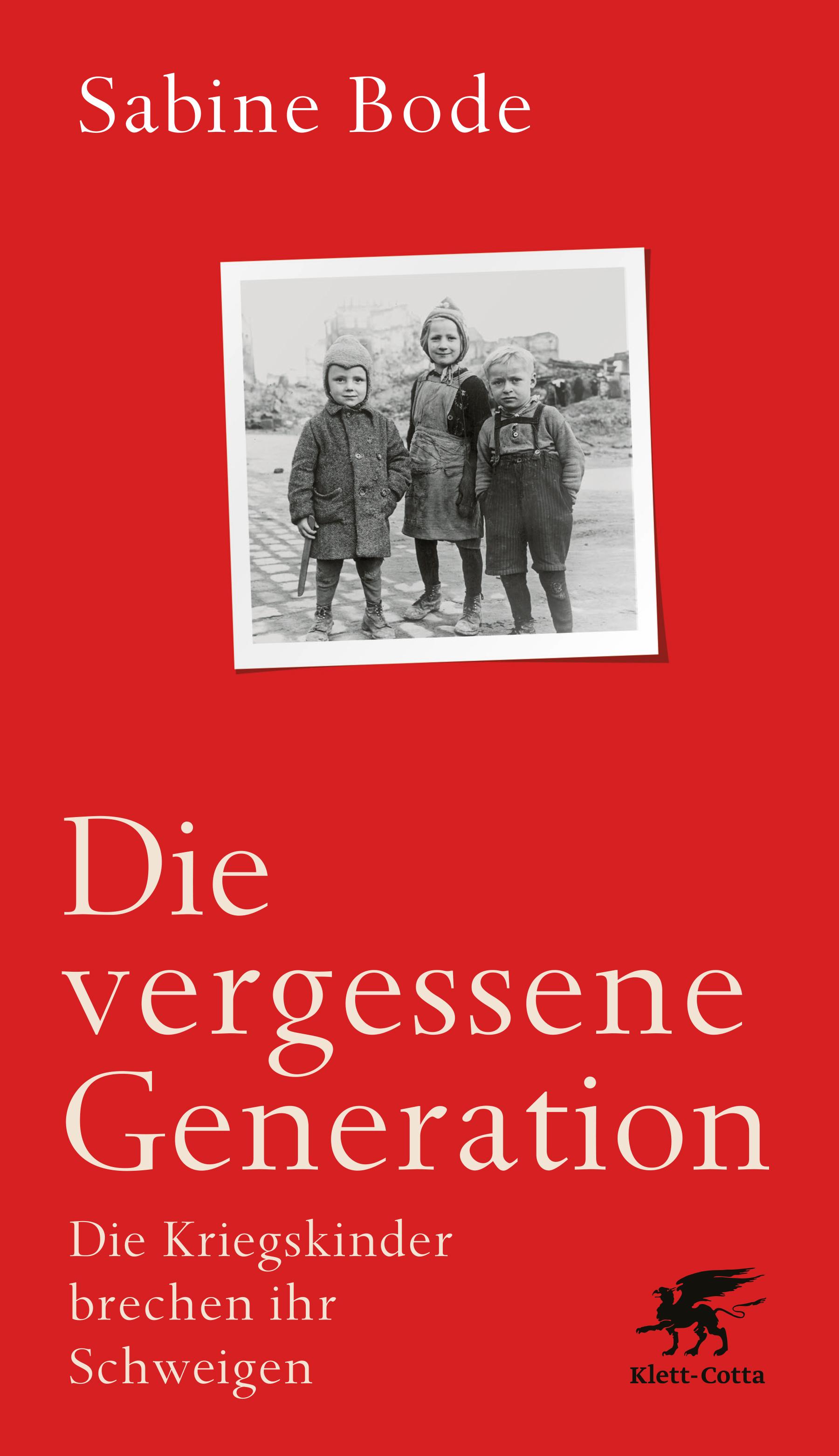 Vorderes Coverbild Die vergessene Generation