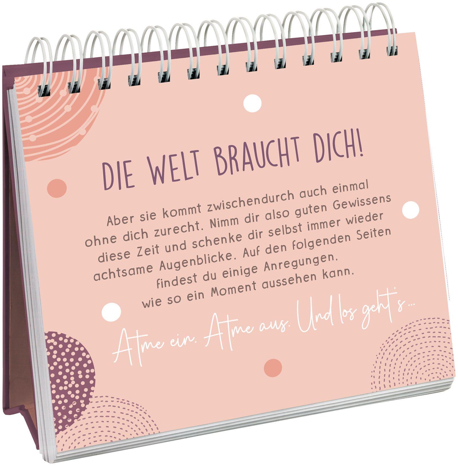 Beispielinhalt (Bild) Einatmen. Ausatmen. Sein. - Kleine Achtsamkeitsmomente für dich