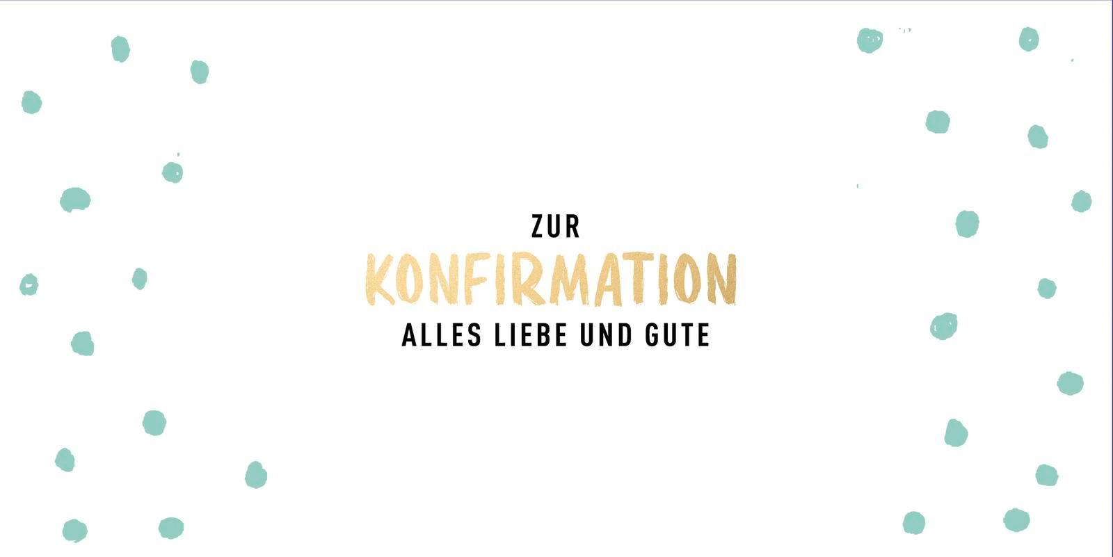Beispielinhalt (Bild) Zur Konfirmation