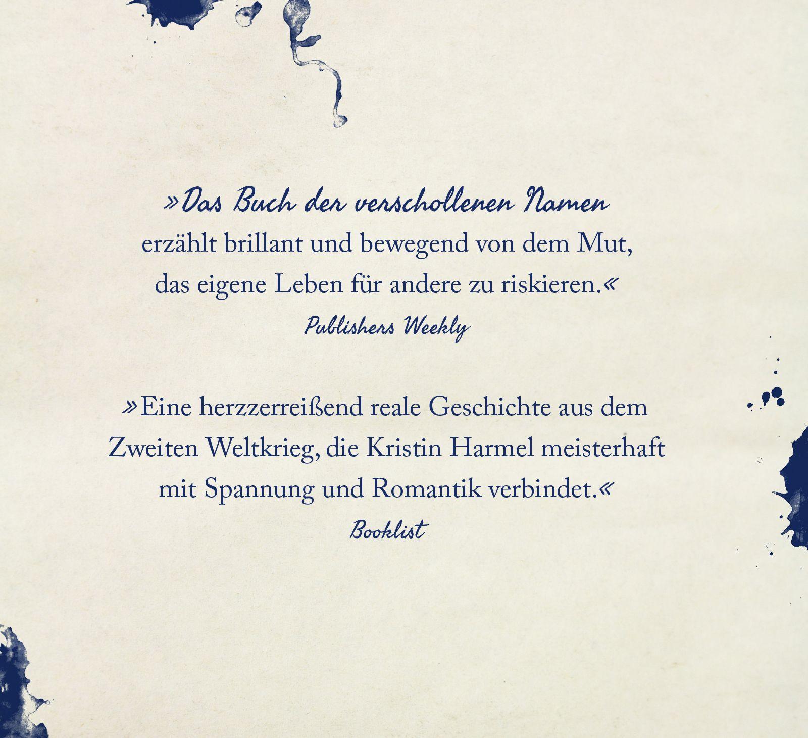 Beispielinhalt (Bild) Das Buch der verschollenen Namen