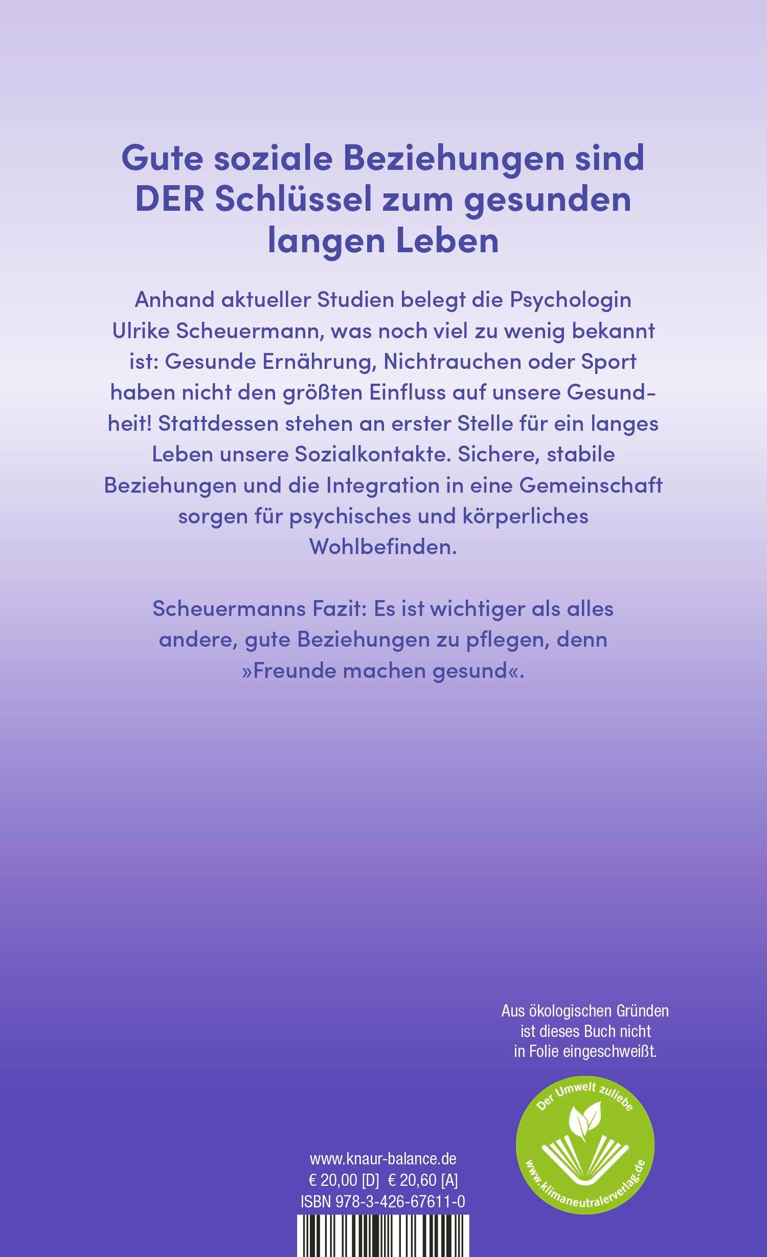 Rückseitencover Freunde machen gesund