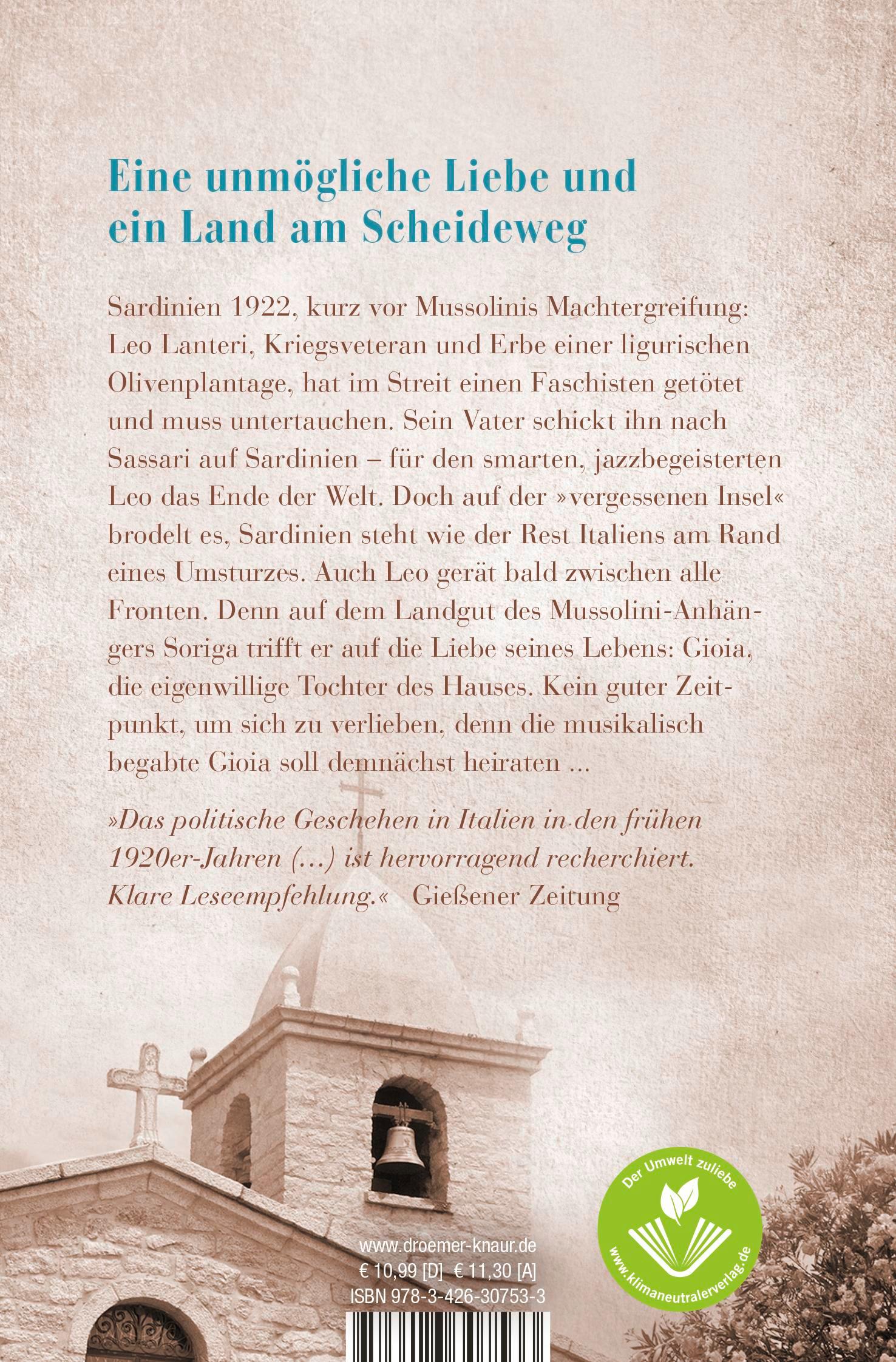 Rückseitencover Die sardische Hochzeit