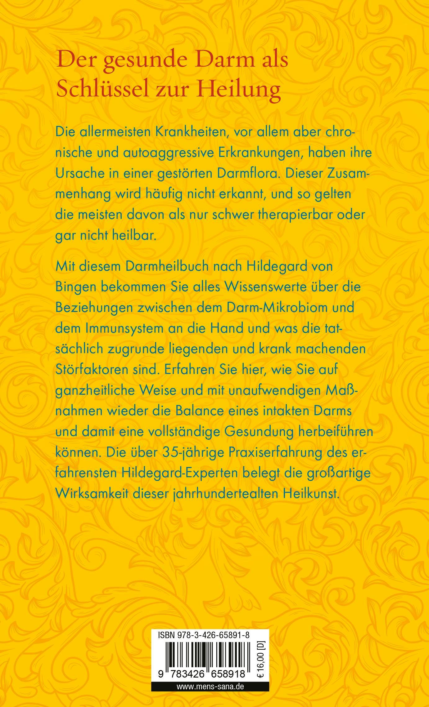 Rückseitencover Das Hildegard Darmheilbuch