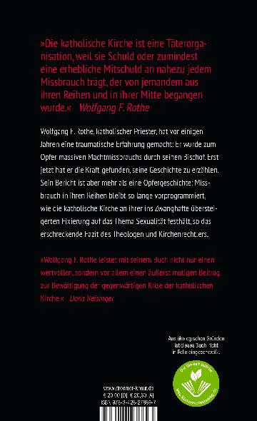Rückseitencover Missbrauchte Kirche