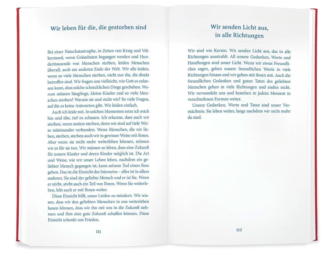 Beispielinhalt (Bild) Wie weiterleben, wenn ein geliebter Mensch stirbt?