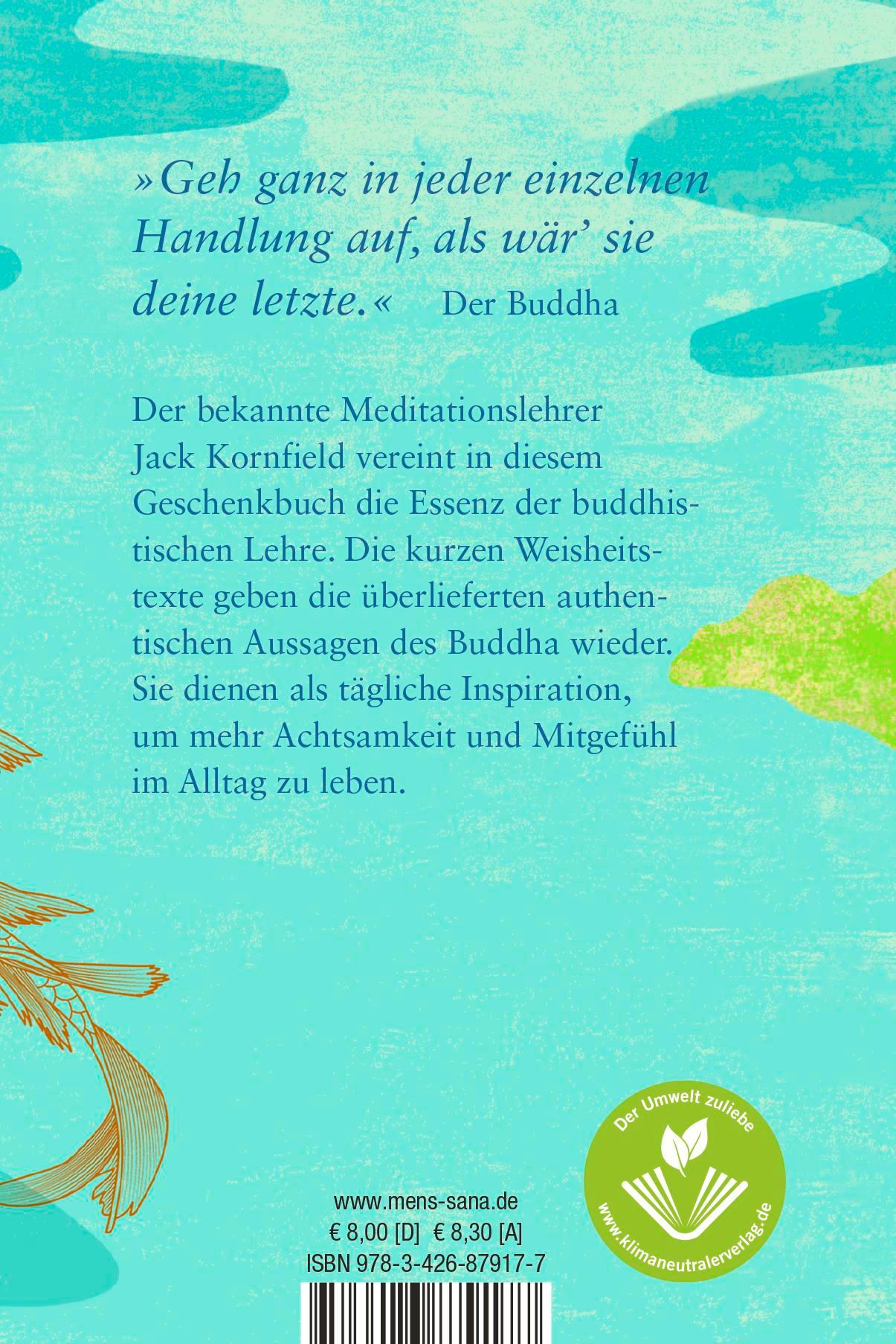 Rückseitencover Buddhas kleines Weisungsbuch