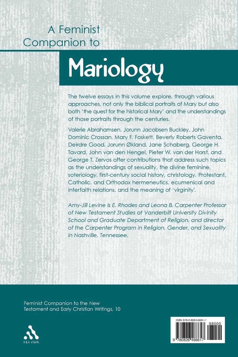 Rückseitencover Feminist Companion to Mariology