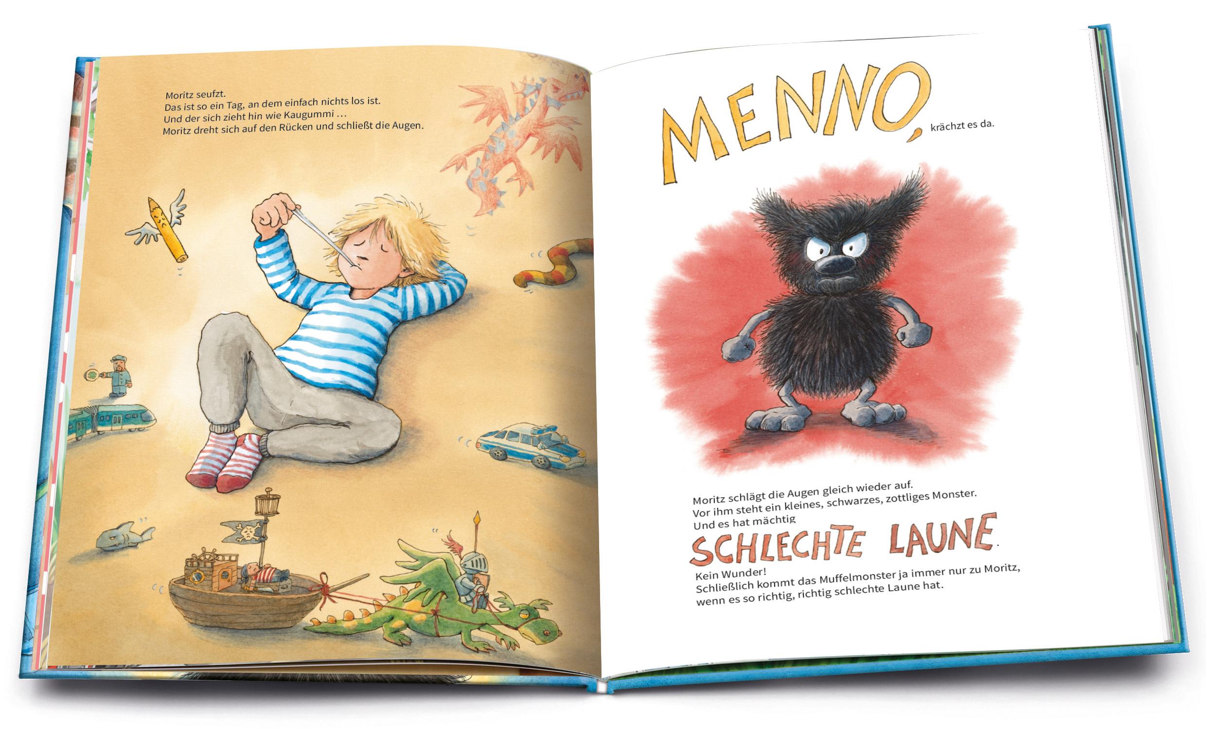 Beispielinhalt (Bild) Alles doof, kleines Muffelmonster? Oder: Wie Langeweile ratzfatz verschwindet (4)