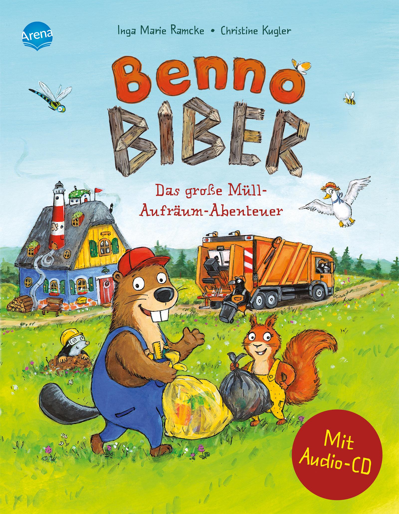 Vorderes Coverbild Benno Biber. Das große Müll-Aufräum-Abenteuer