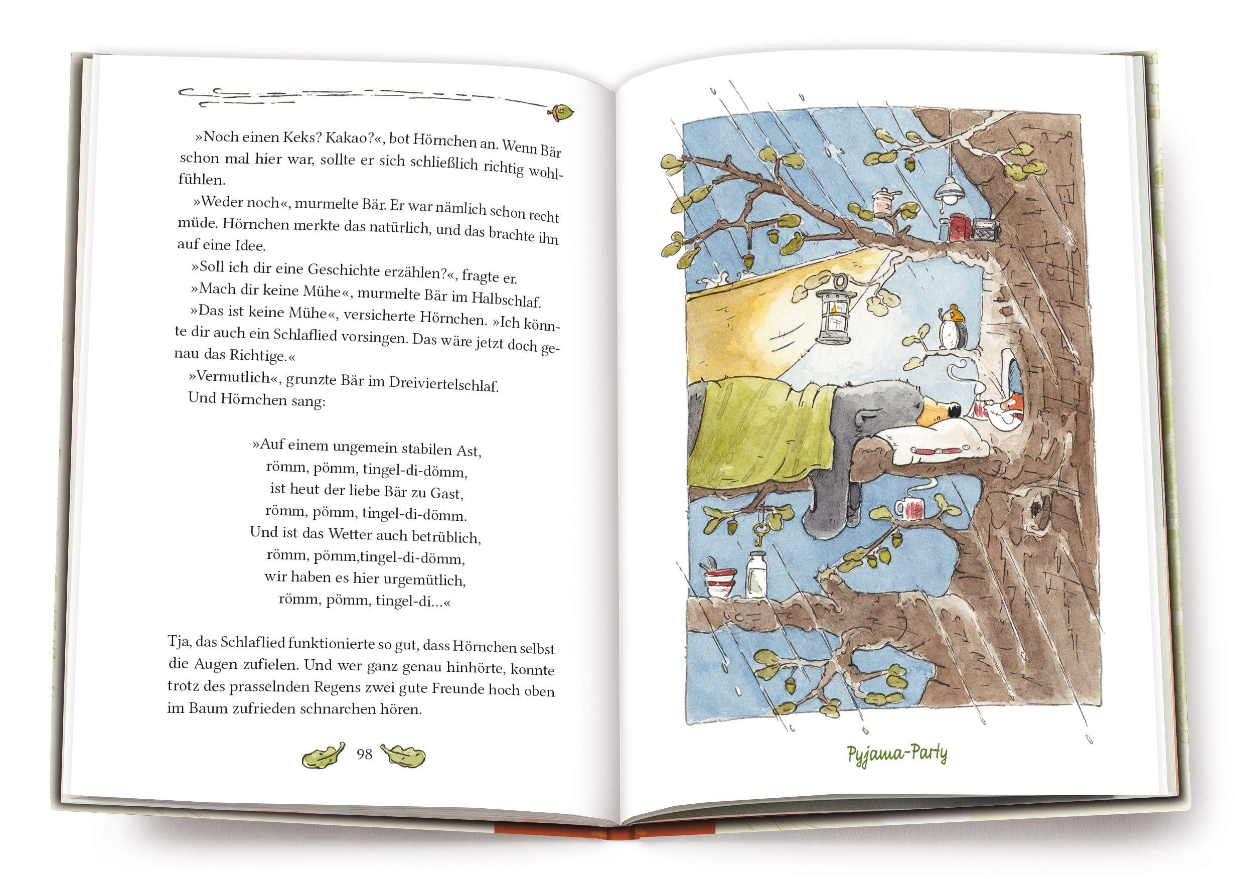 Beispielinhalt (Bild) Hörnchen & Bär (1). Haufenweise echt waldige Abenteuer