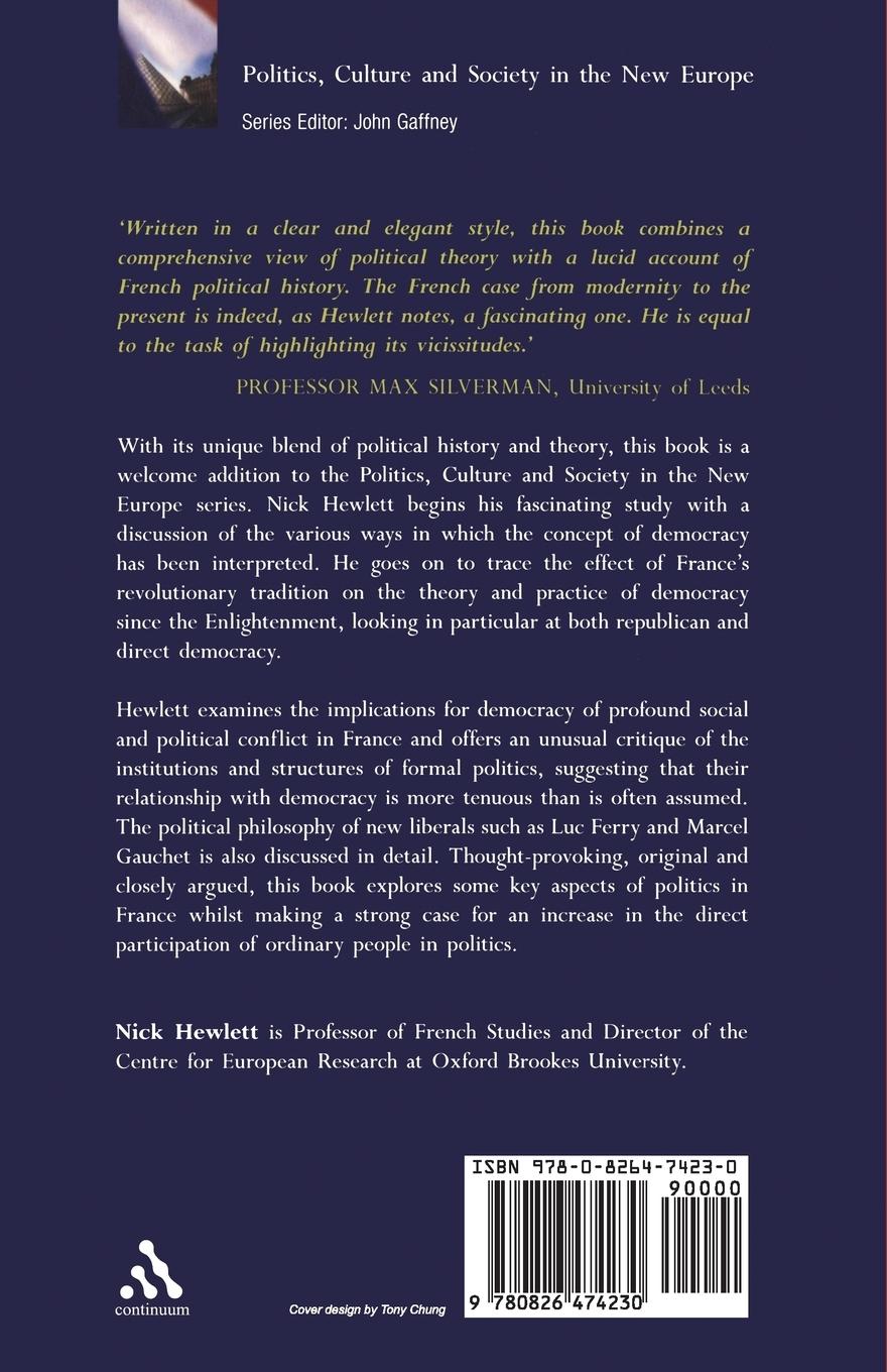 Rückseitencover Democracy in Modern France