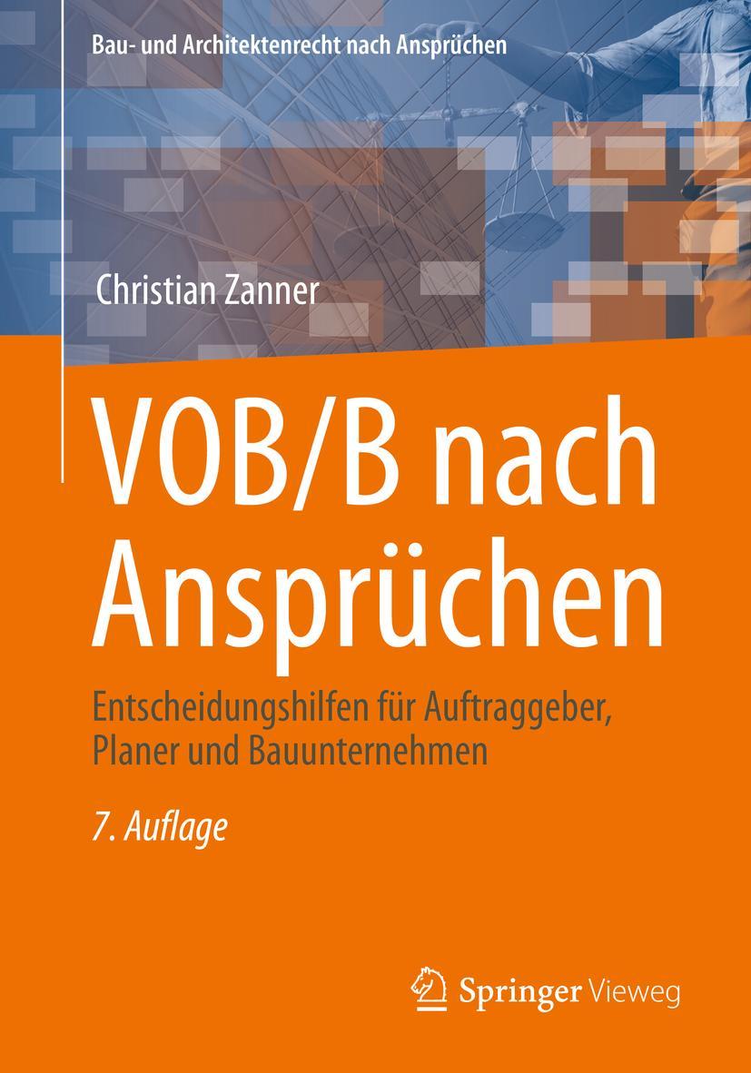 Vorderes Coverbild VOB/B nach Ansprüchen
