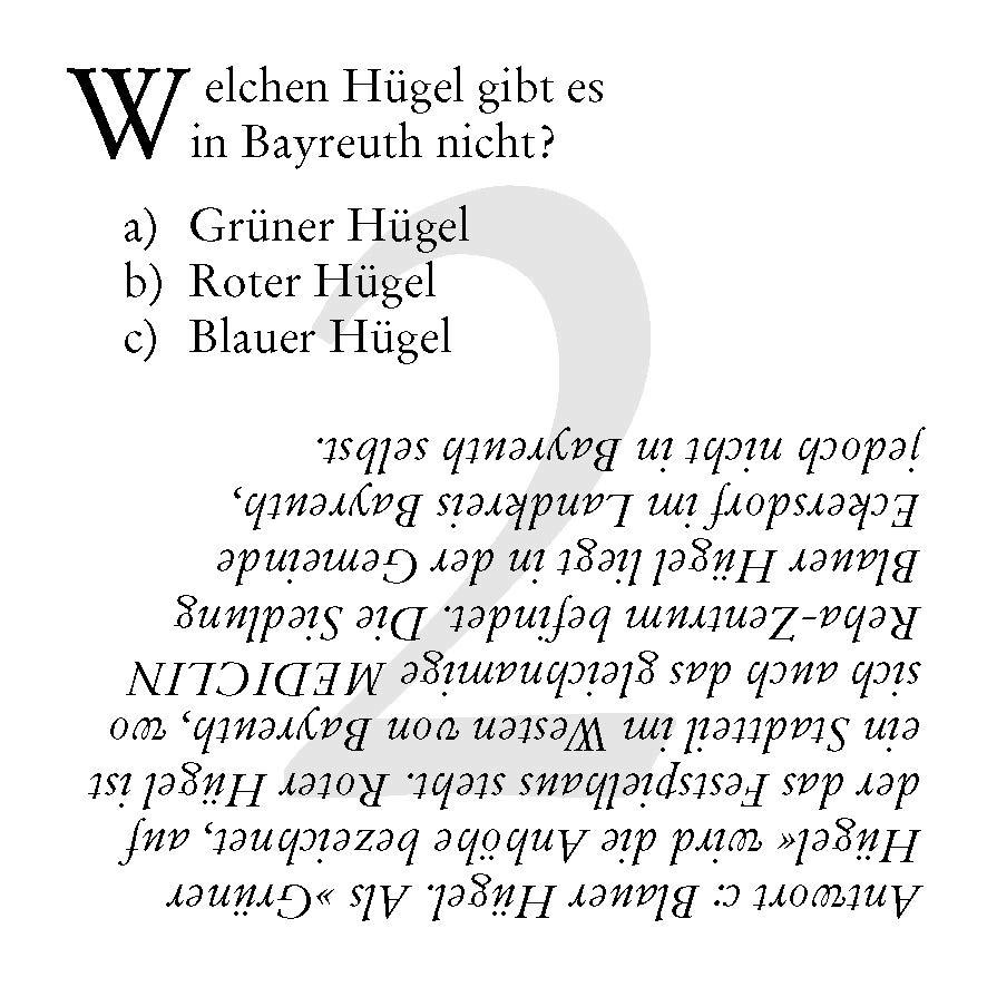 Beispielinhalt (Bild) Bayreuth-Quiz