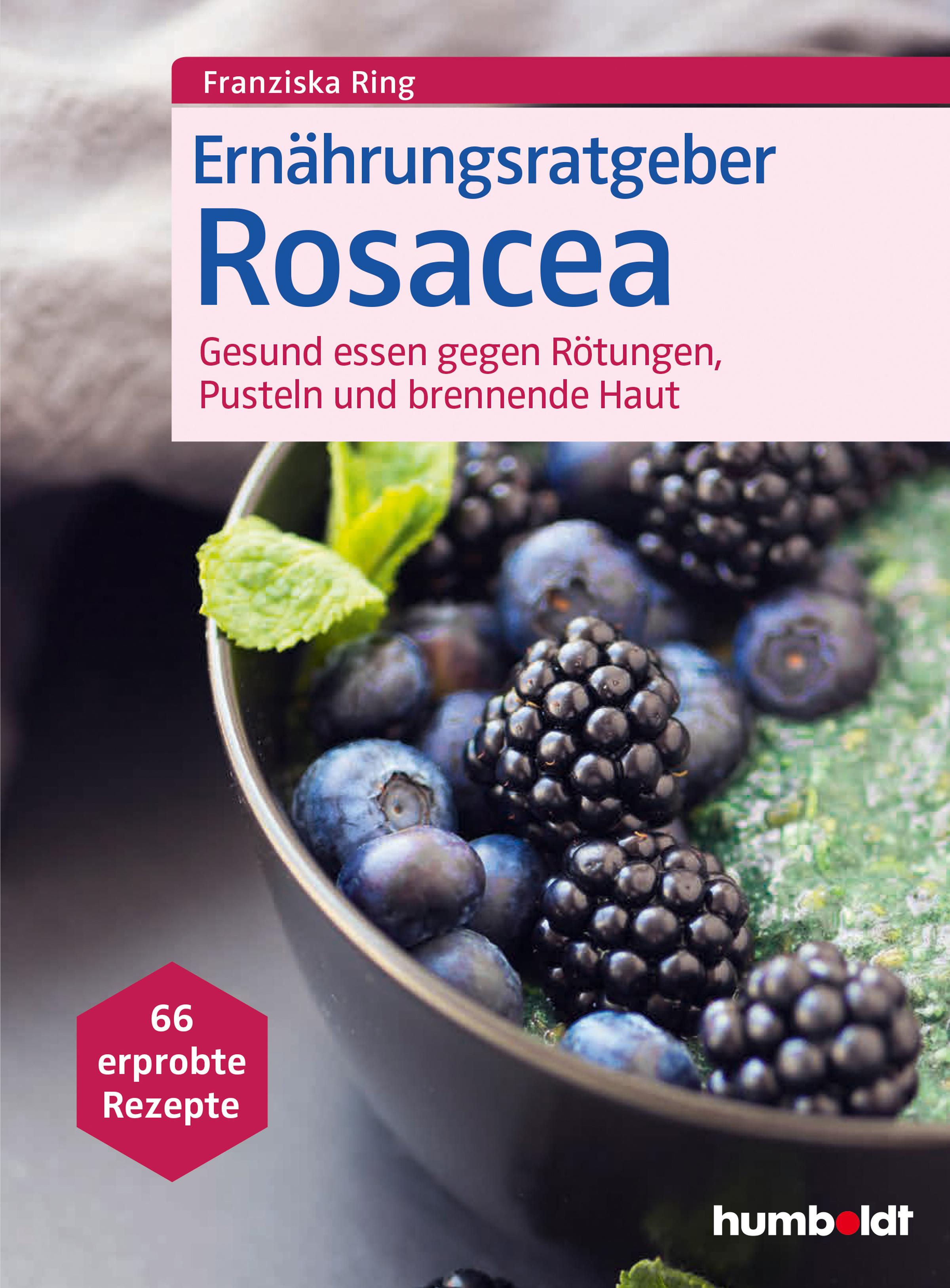Vorderes Coverbild Ernährungsratgeber Rosacea