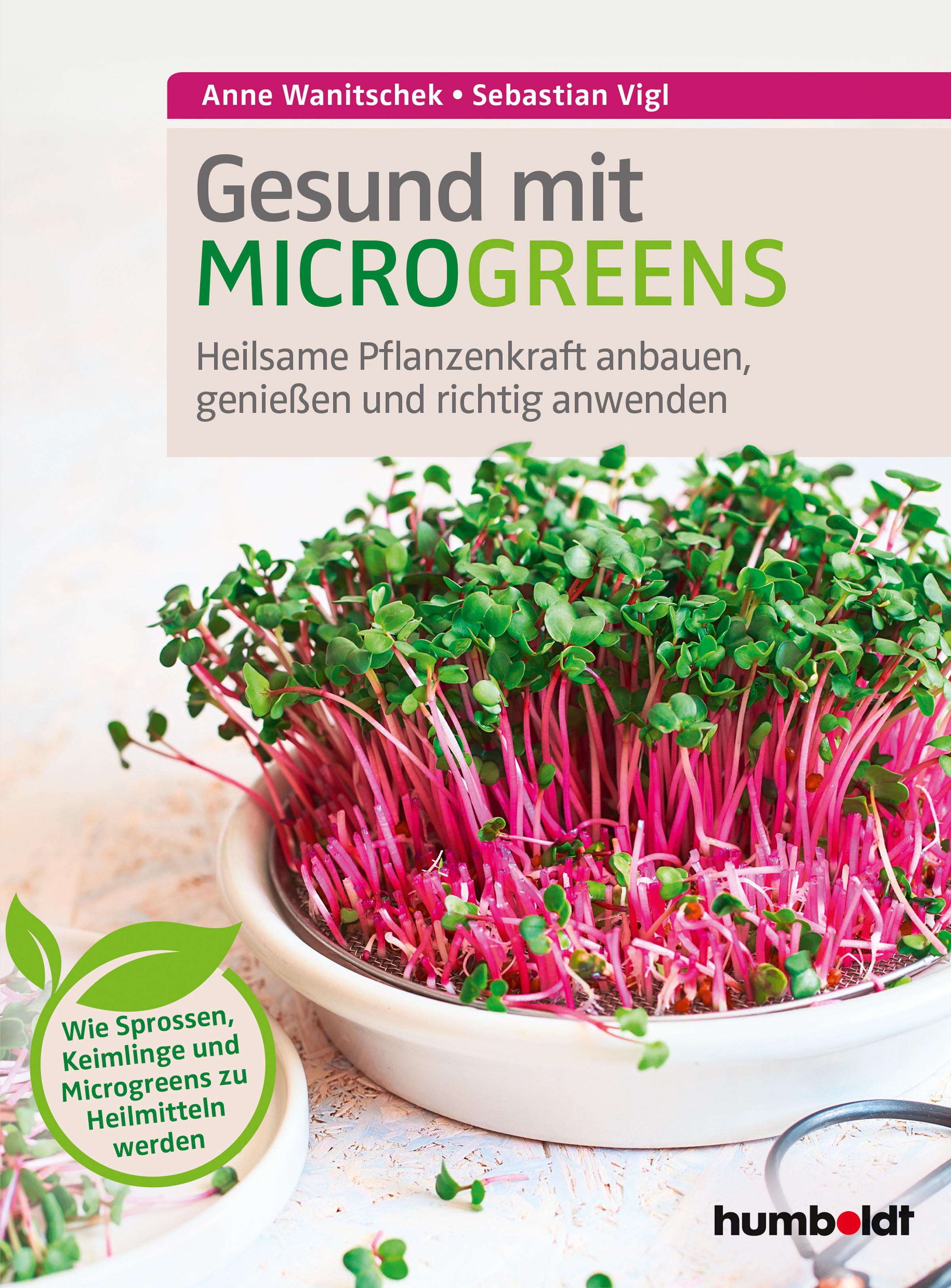 Vorderes Coverbild Gesund mit Microgreens