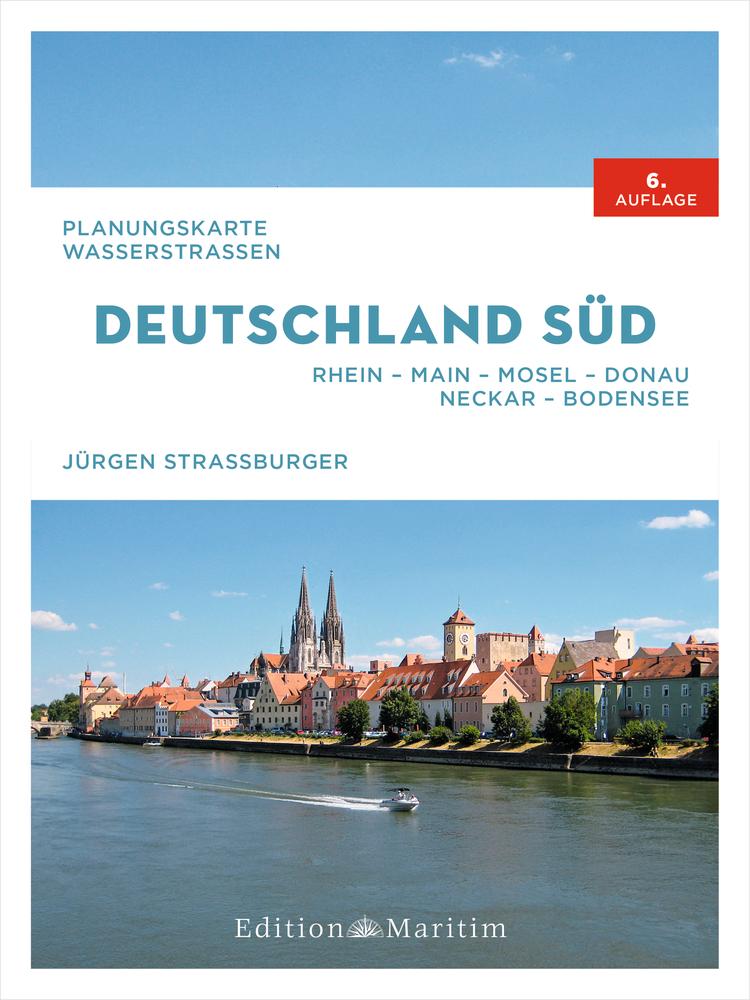 Vorderes Coverbild Planungskarte Wasserstraßen Deutschland Süd