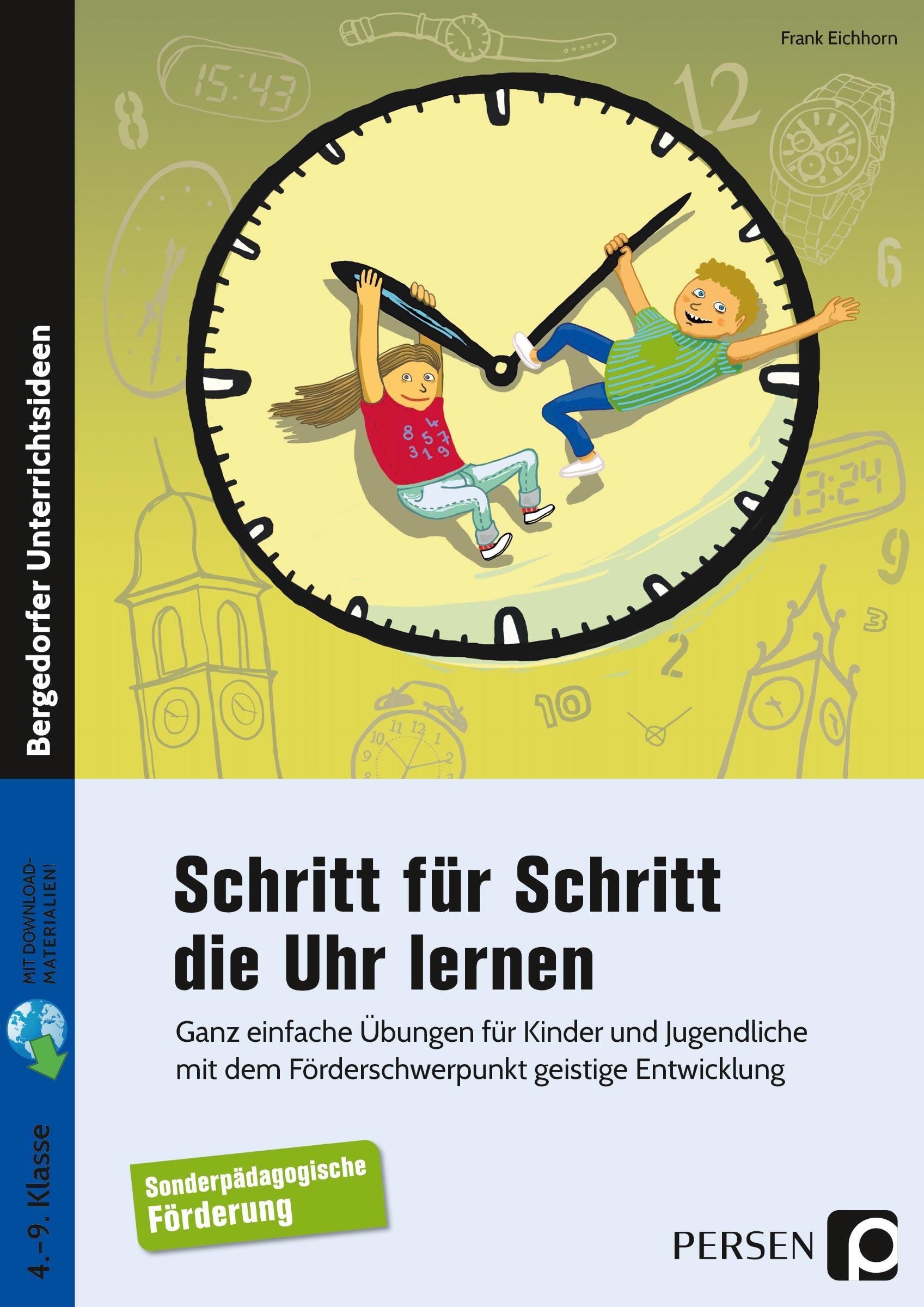 Vorderes Coverbild Schritt für Schritt die Uhr lernen