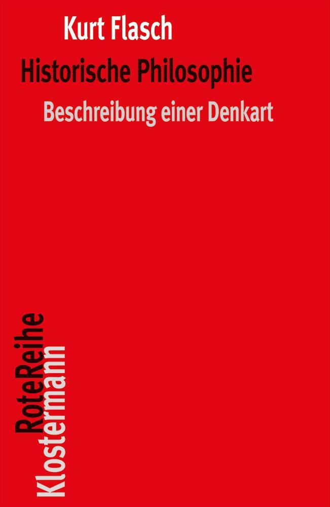 Vorderes Coverbild Historische Philosophie