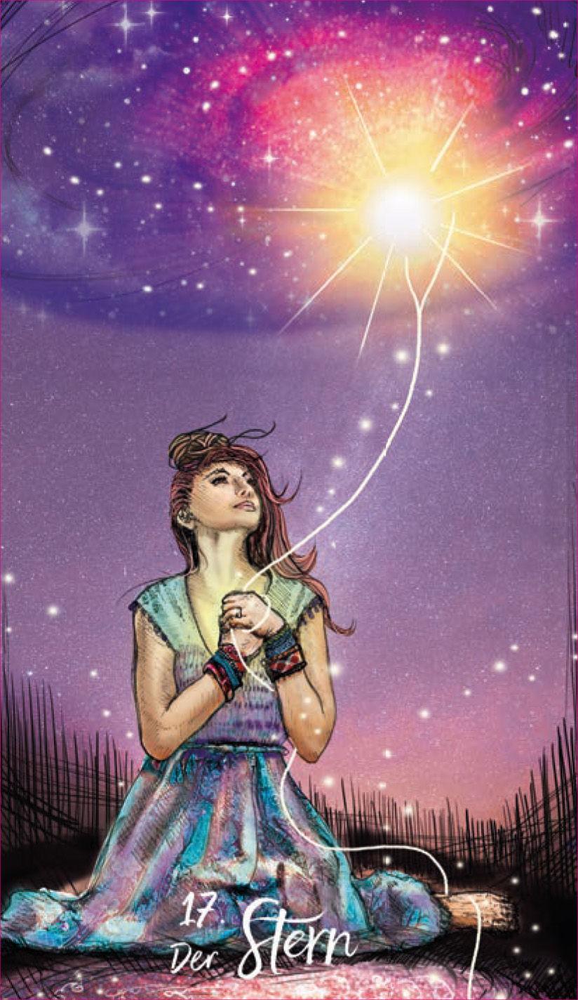 Beispielinhalt (Bild) Licht und Schatten Tarot