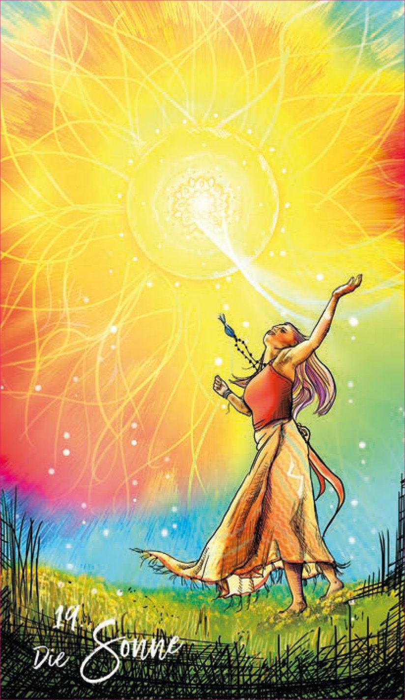 Beispielinhalt (Bild) Licht und Schatten Tarot