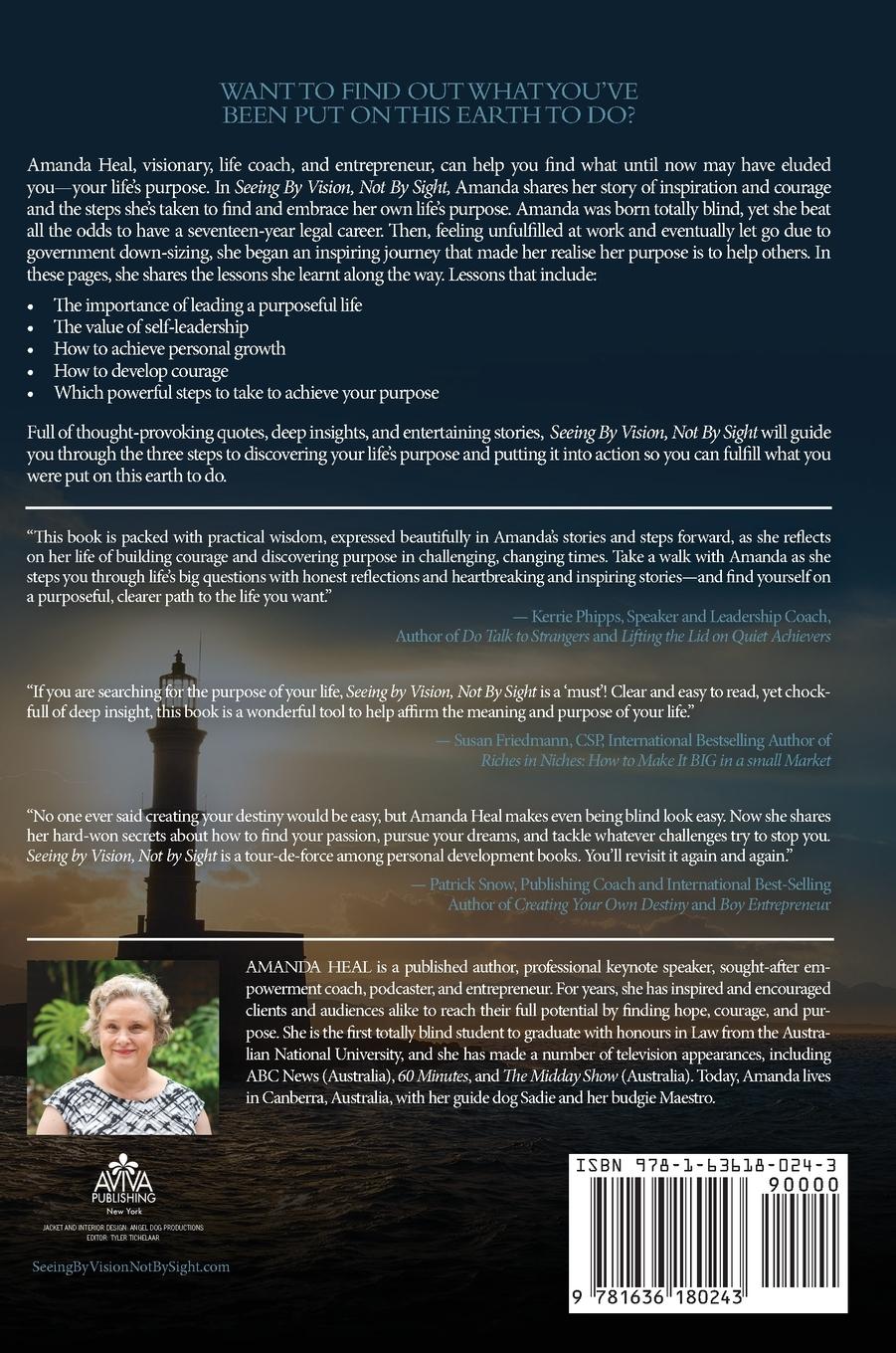 Rückseitencover Seeing By Vision Not By Sight