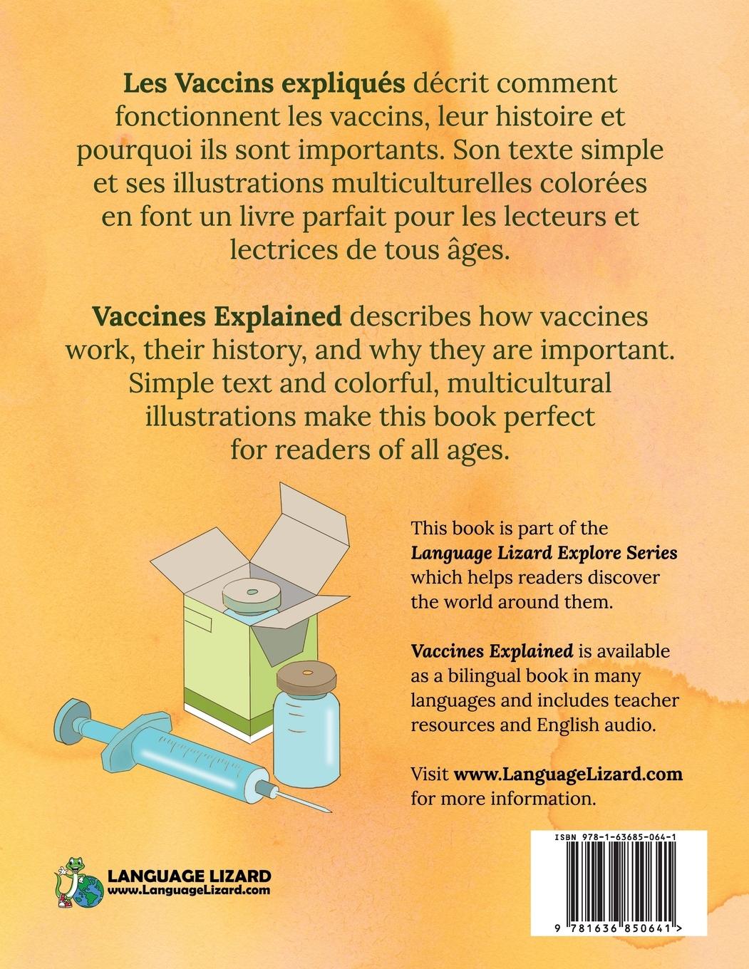 Rückseitencover Vaccines Explained (French-English)