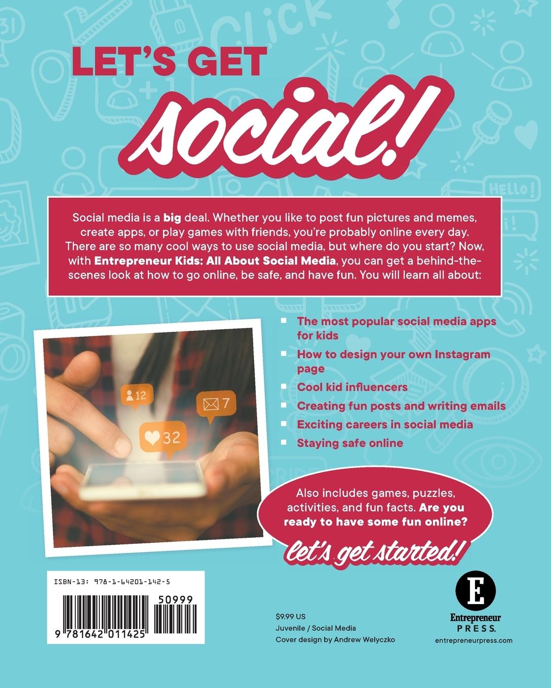 Rückseitencover Entrepreneur Kids: All about Social Media